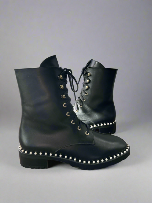 Stuart Weitzman combat boot