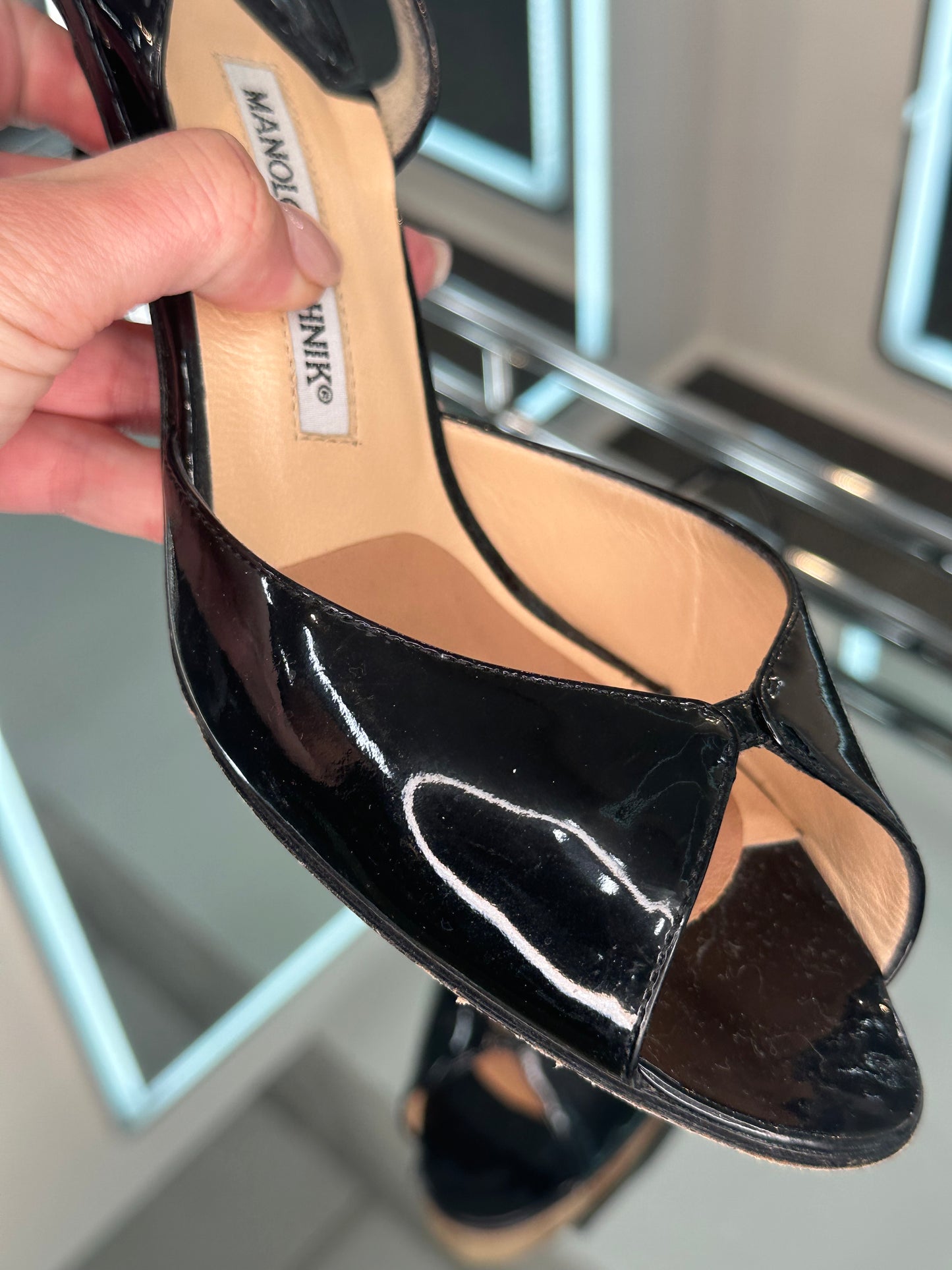 Manolo Blahnik Slingback Sandals