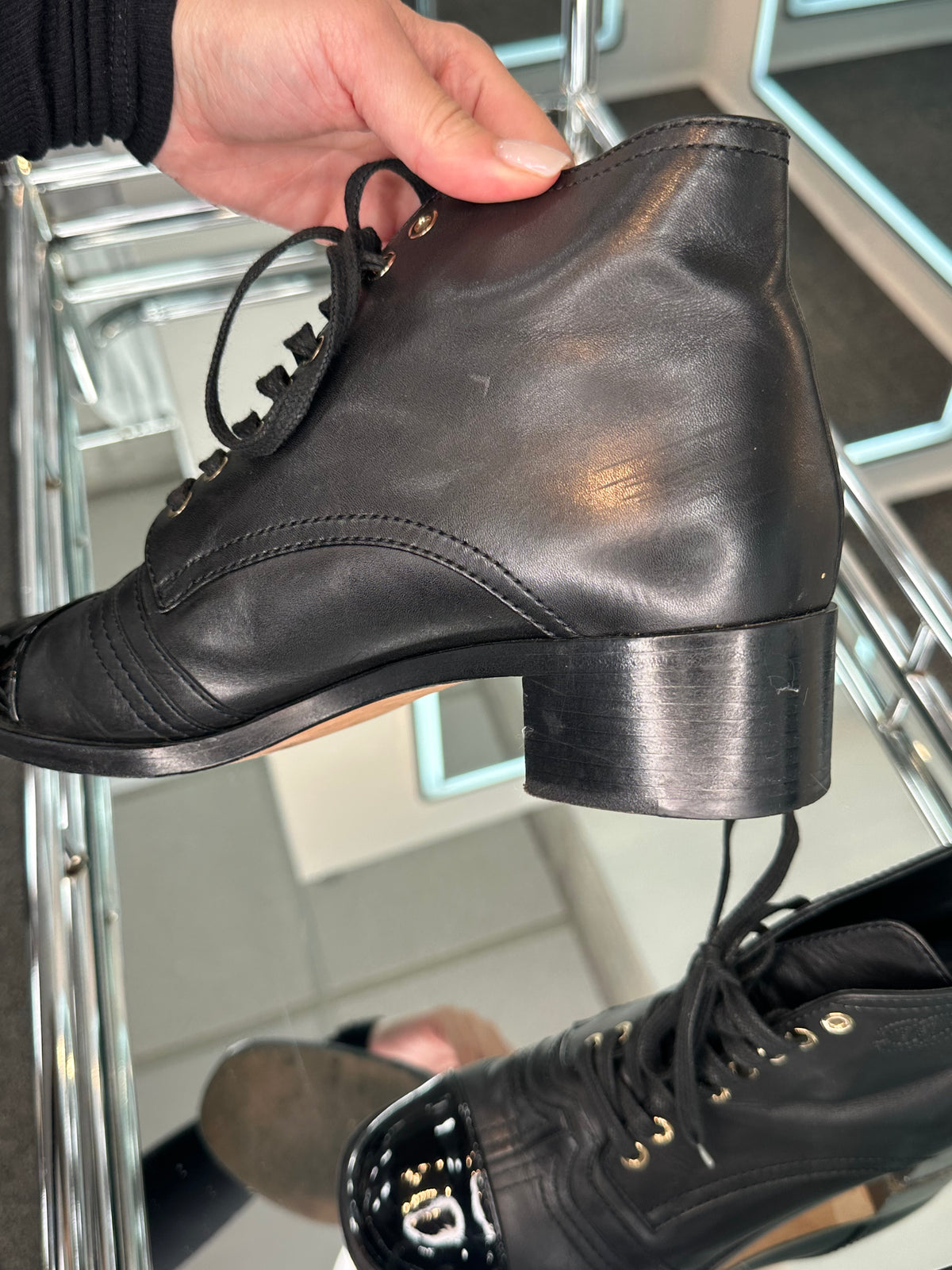Chanel Combat Boot