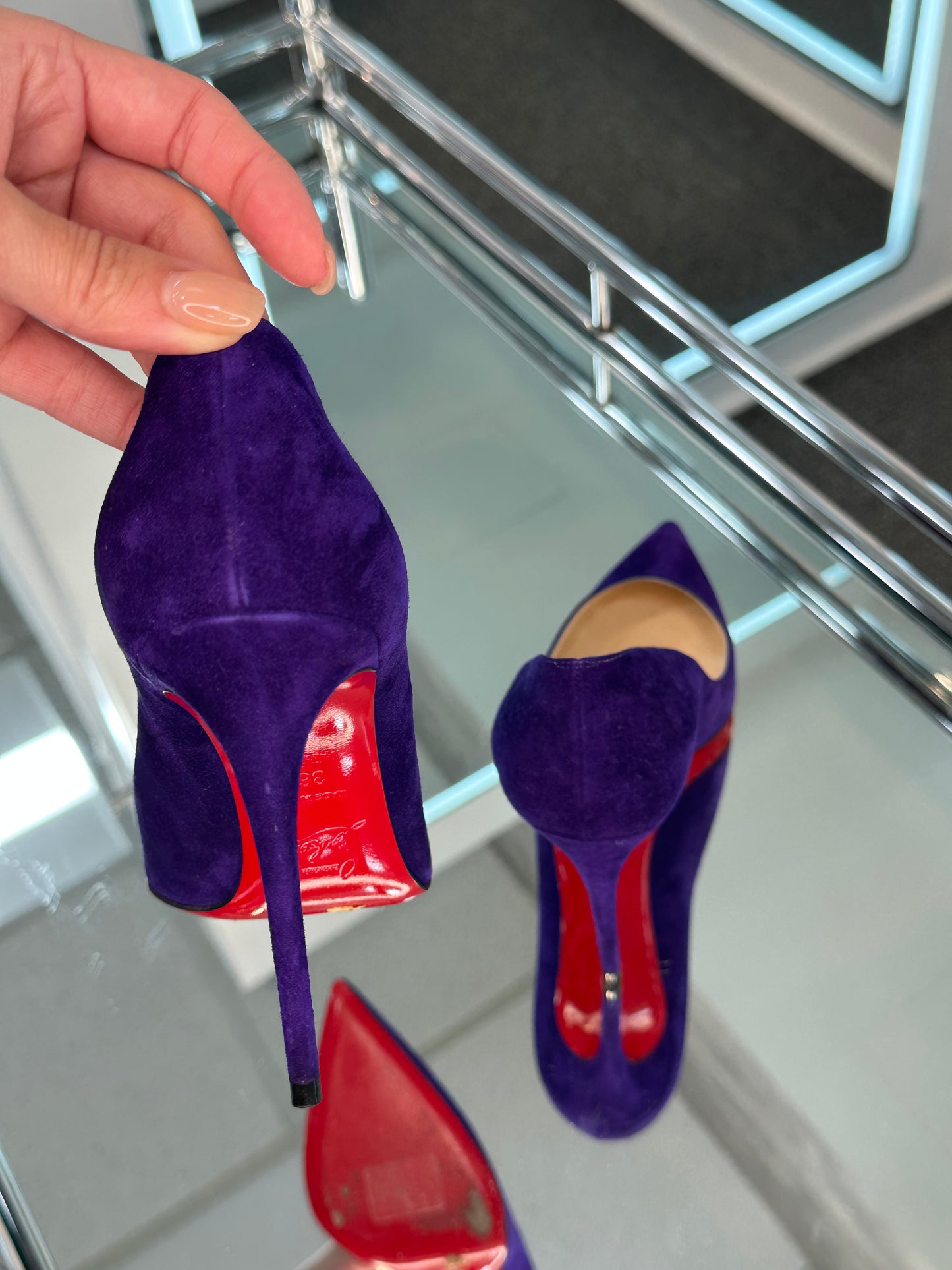 Christian Louboutin Suede Pumps