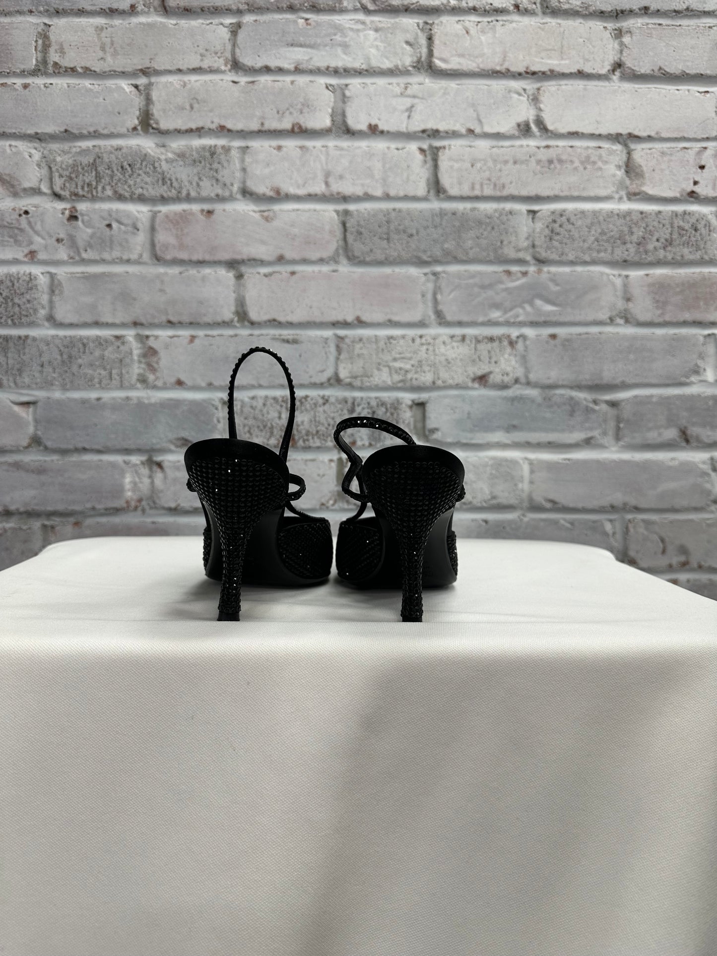Escada rhinestone Slingbacks