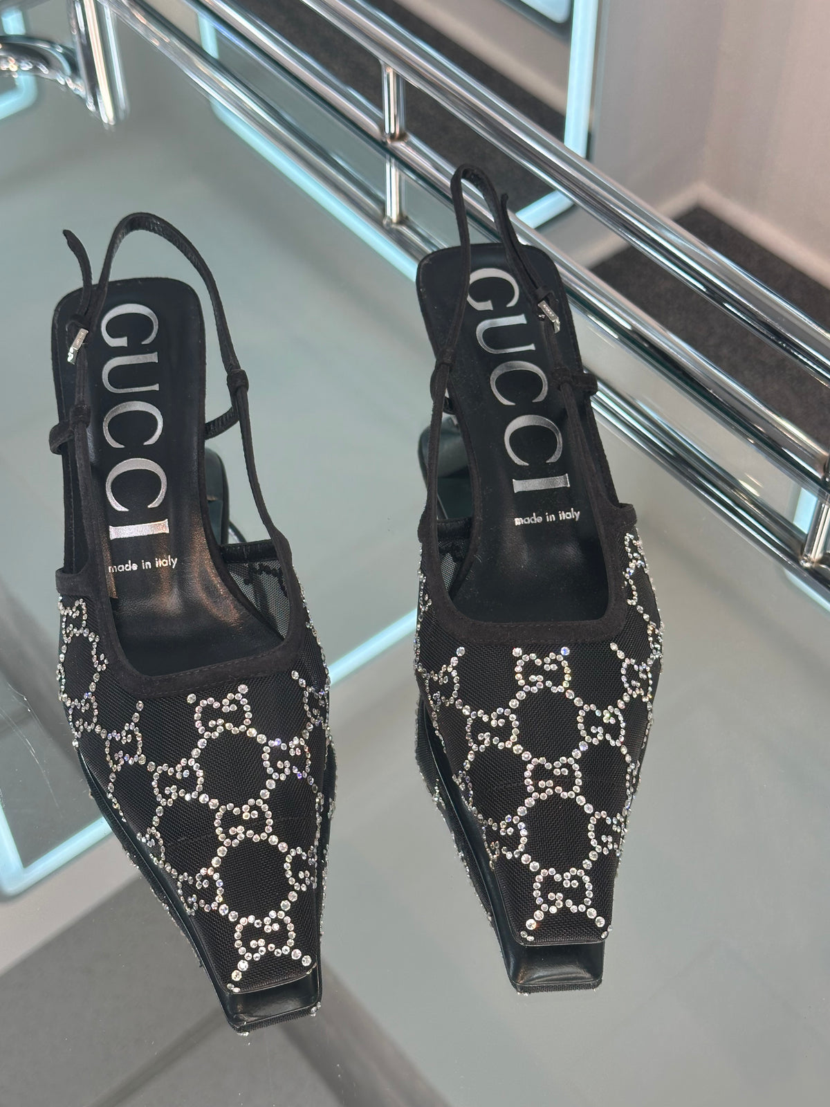 Gucci kitten heel Slingback Pump