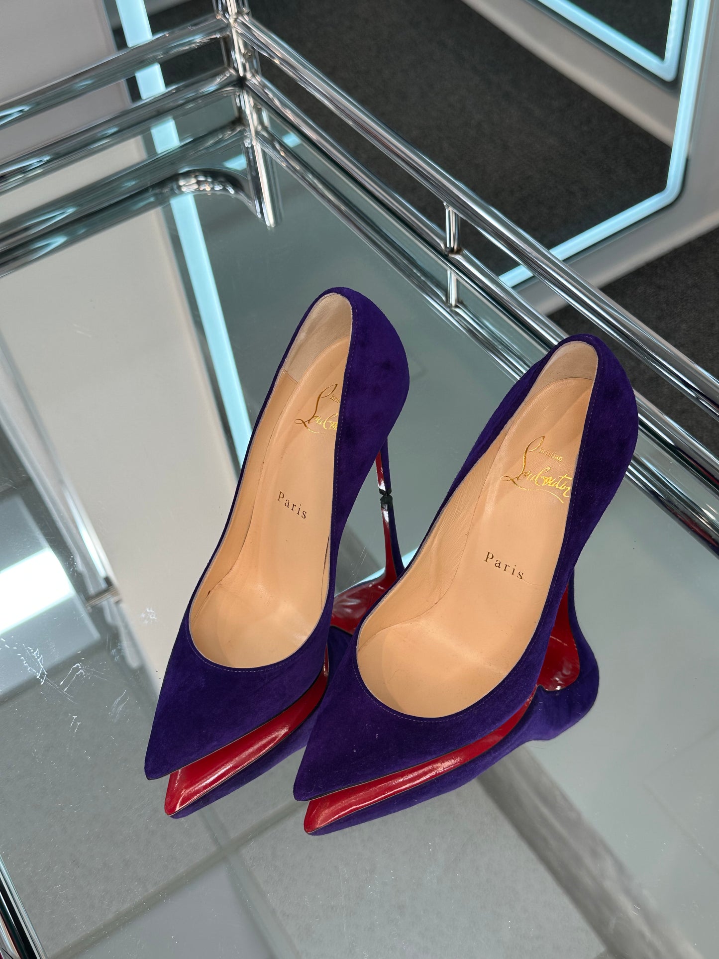 Christian Louboutin Suede Pumps