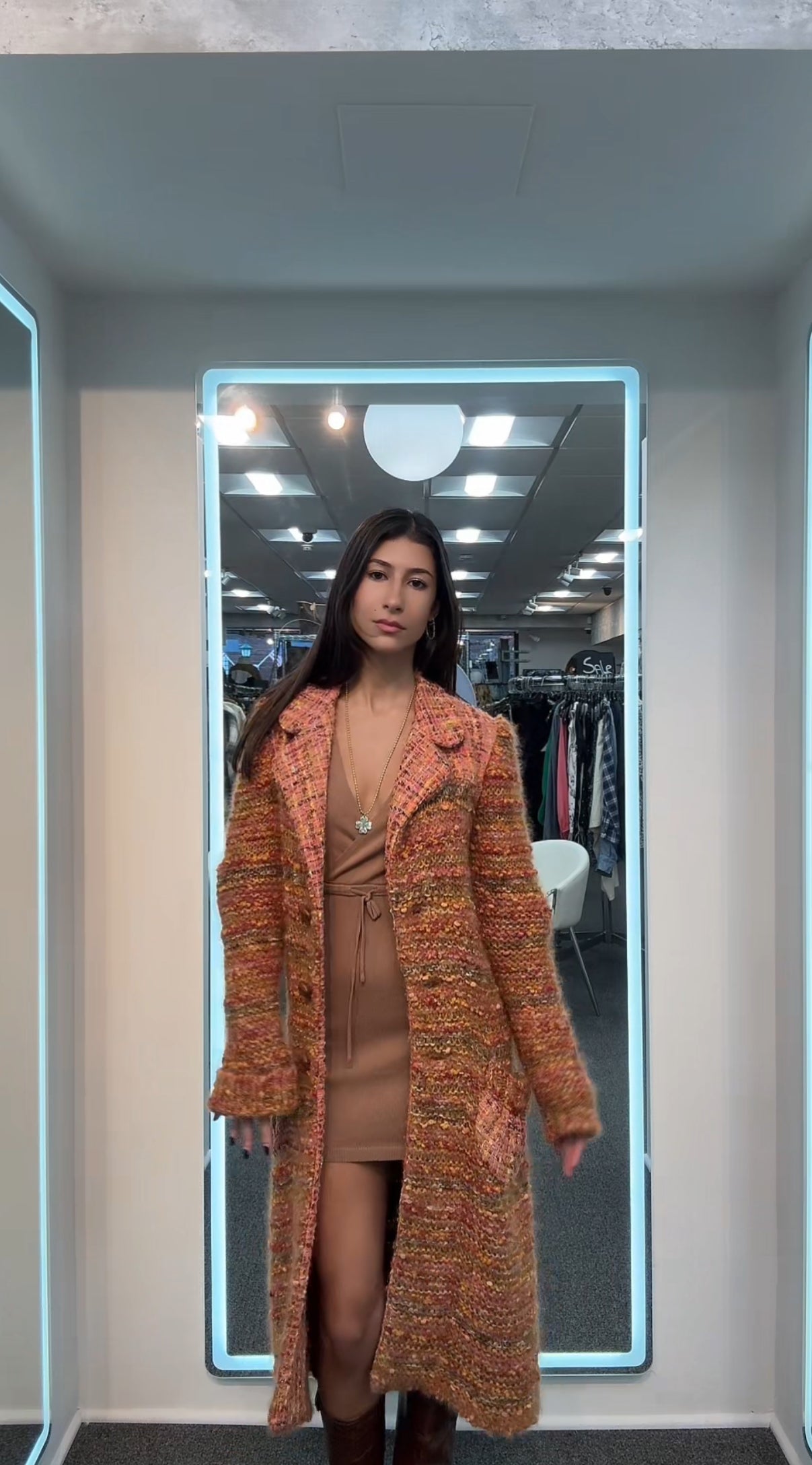 John Galliano Tweed Coat – Past & Present Boutique