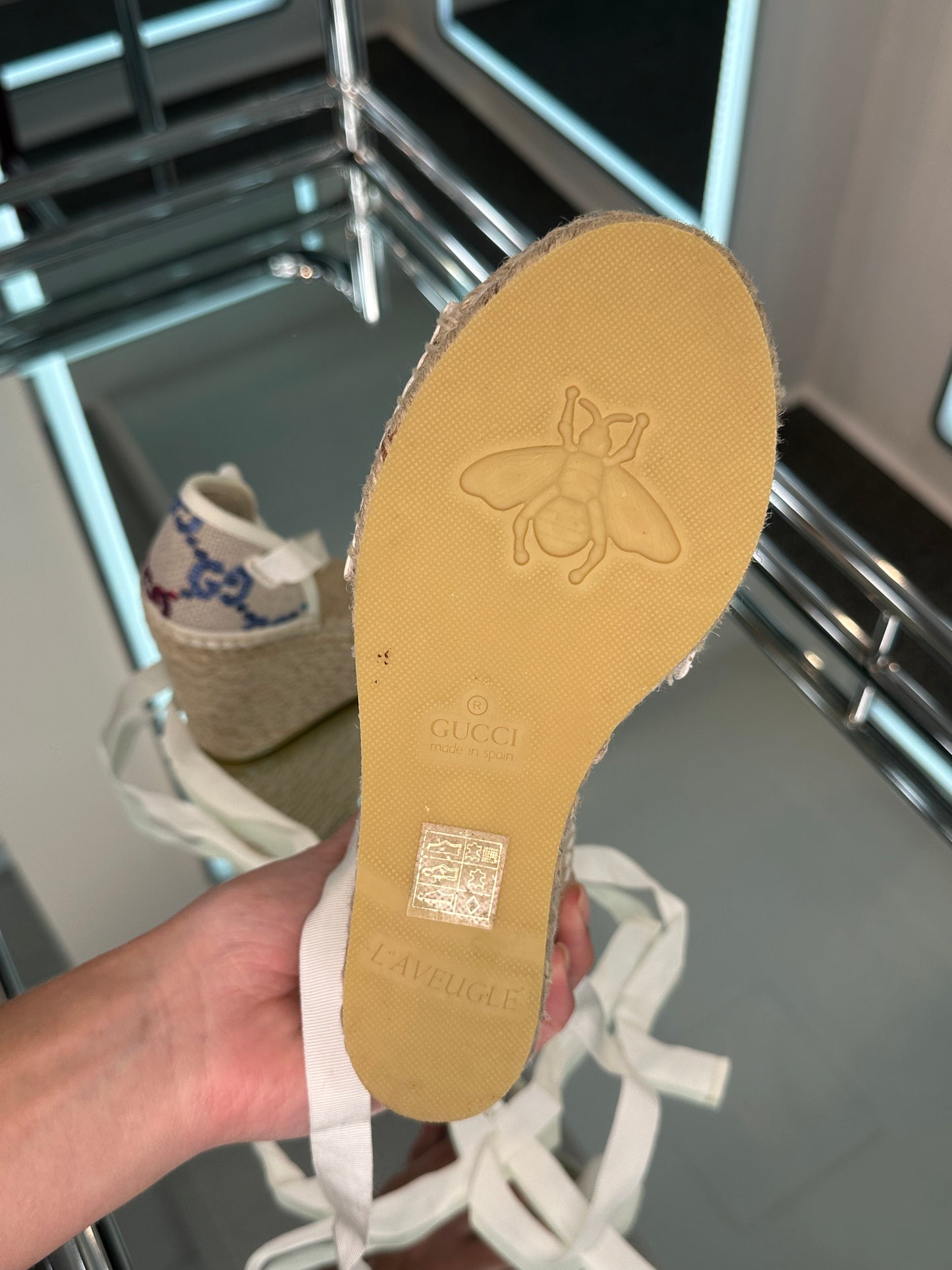 Gucci Espadrille Wedge