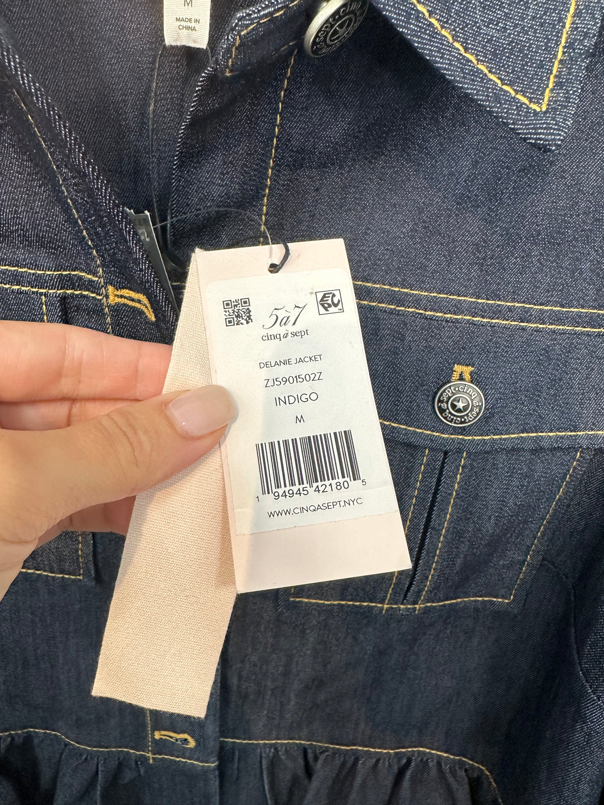 Cinq a Sept Denim Jacket