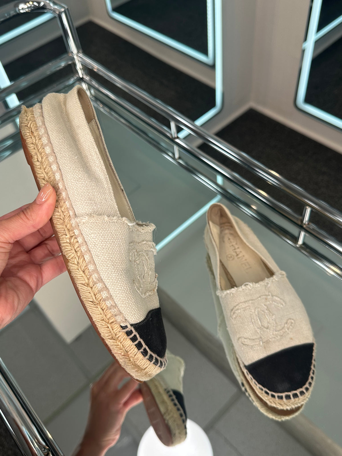 Chanel Espadrille Flat