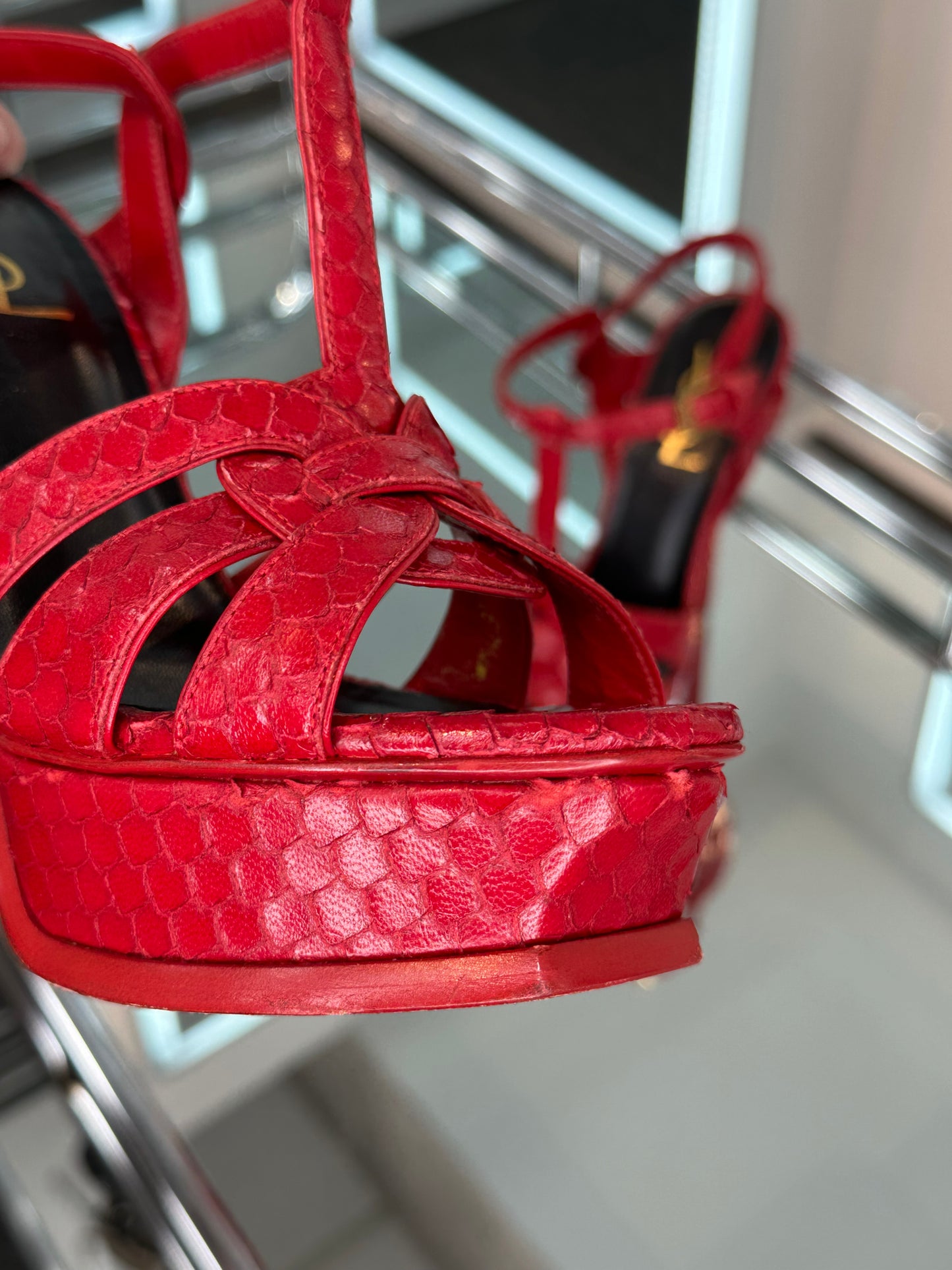 Saint Laurent T-Strap Sandals