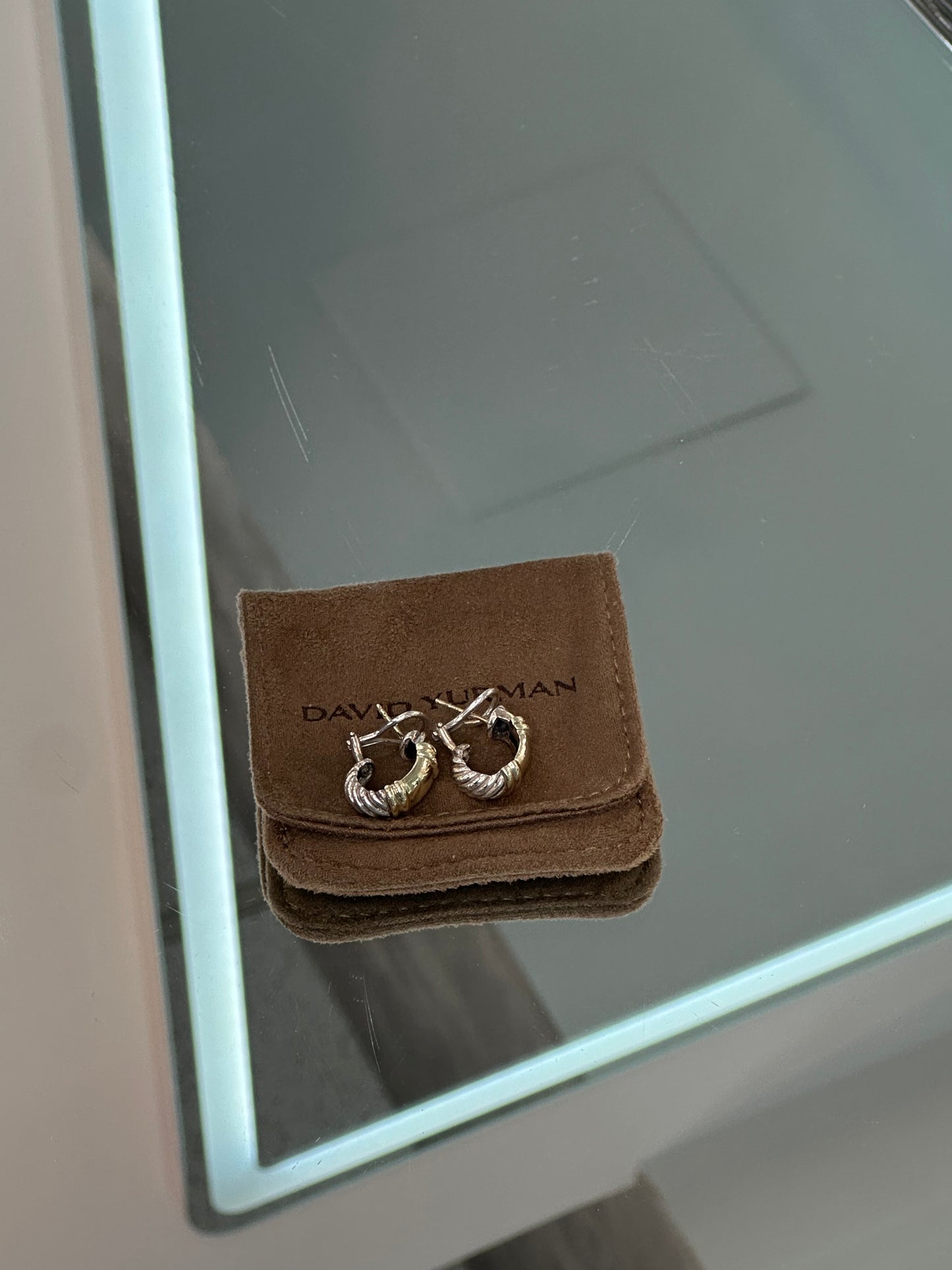 David Yurman vintage Hoop Earrings