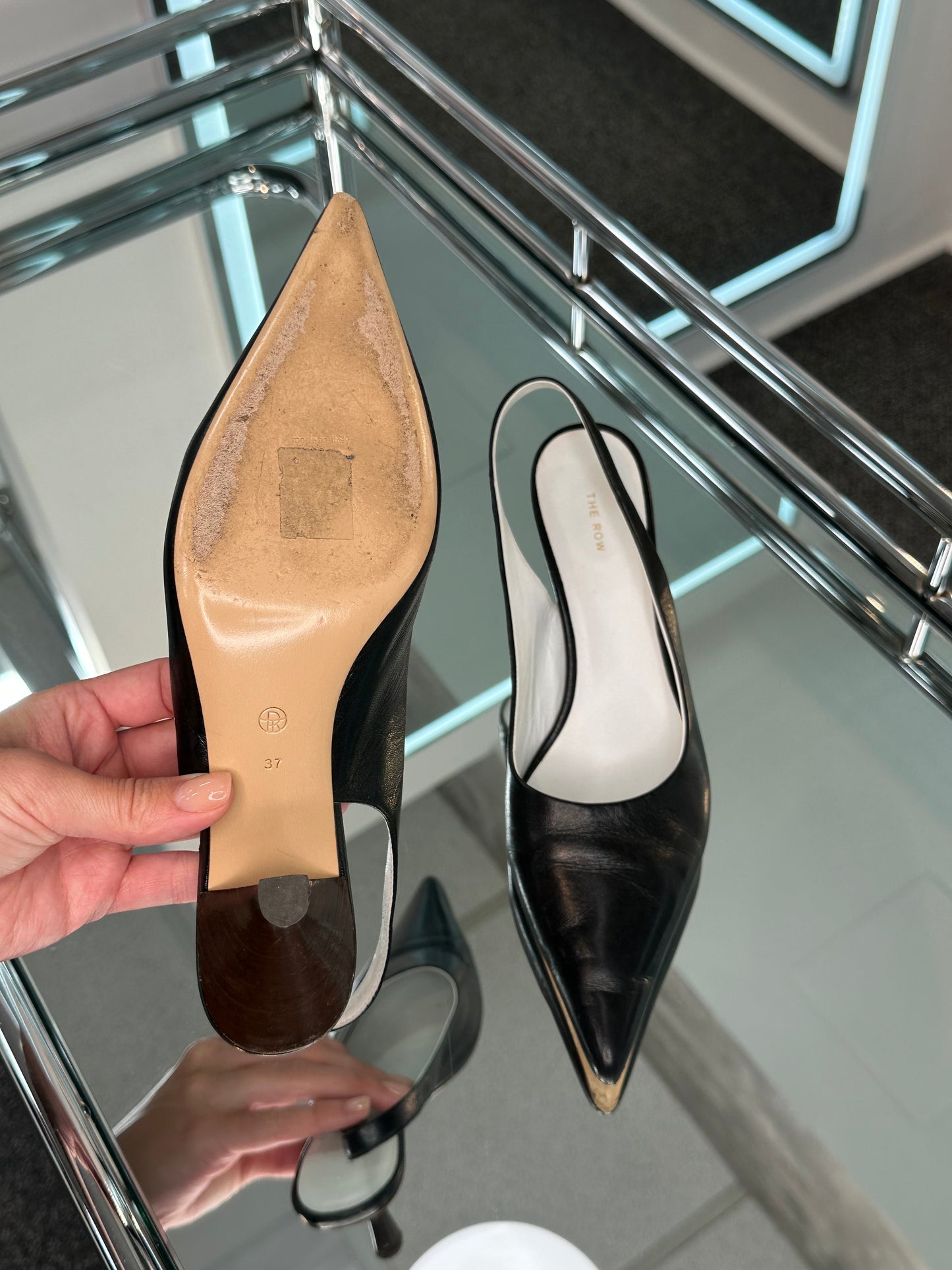 The Row Sling-back Pumps