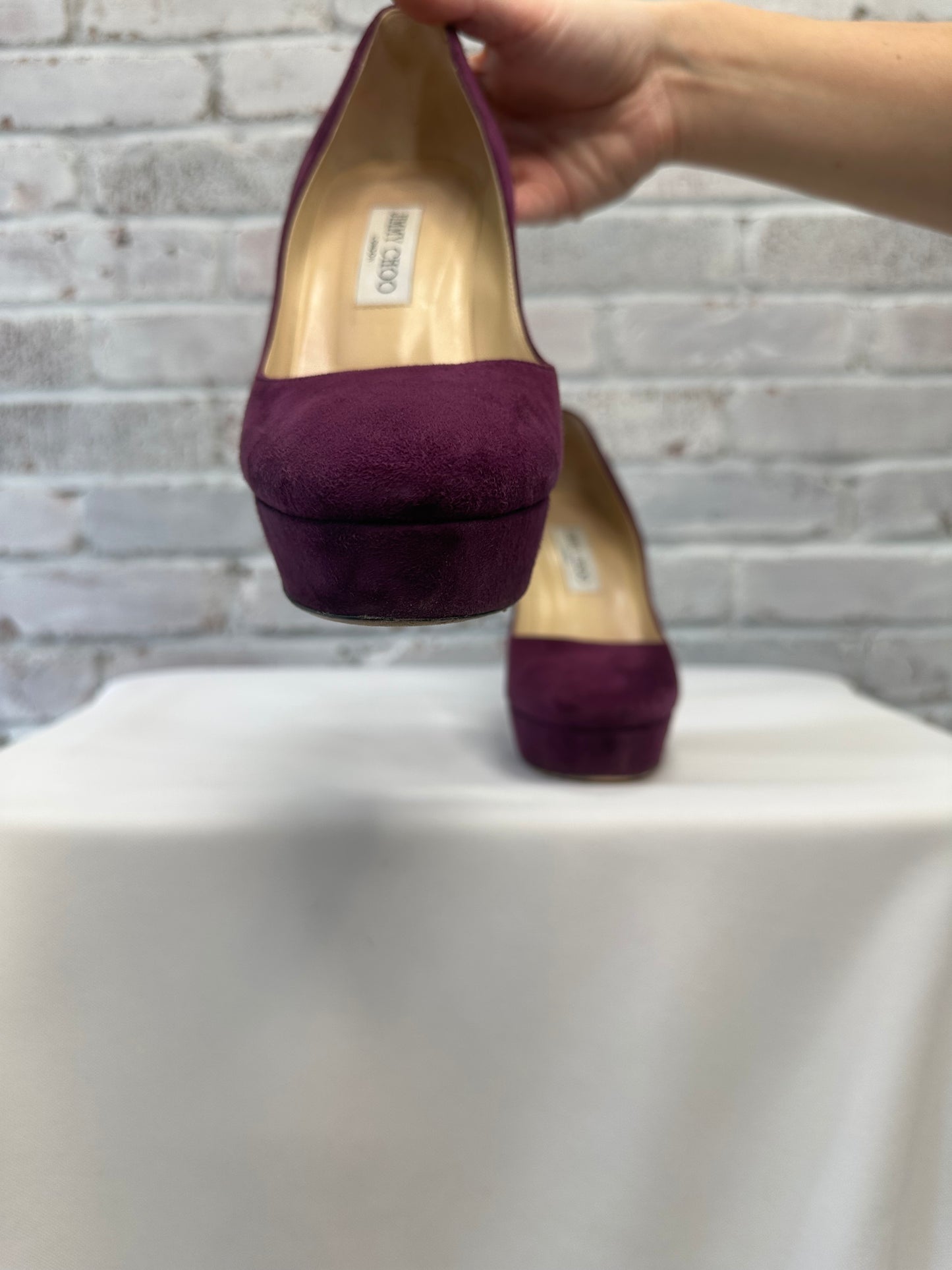 Jimmy Choo suede Heels