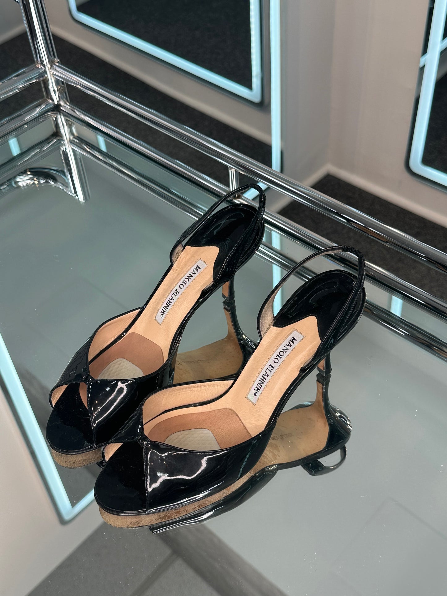 Manolo Blahnik Slingback Sandals