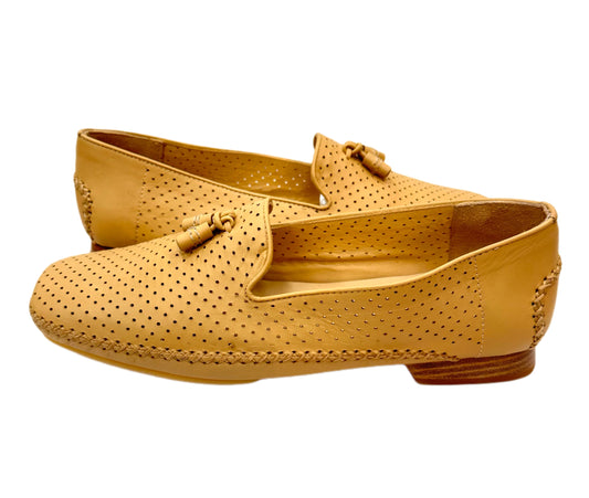 STUART WEITZMAN Tan Leather Loafers Size 8.5