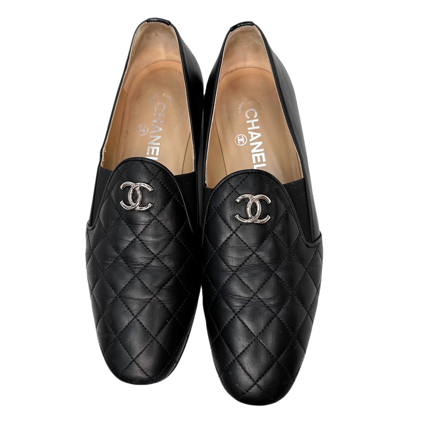CHANEL Quilted Flat Size 39.5