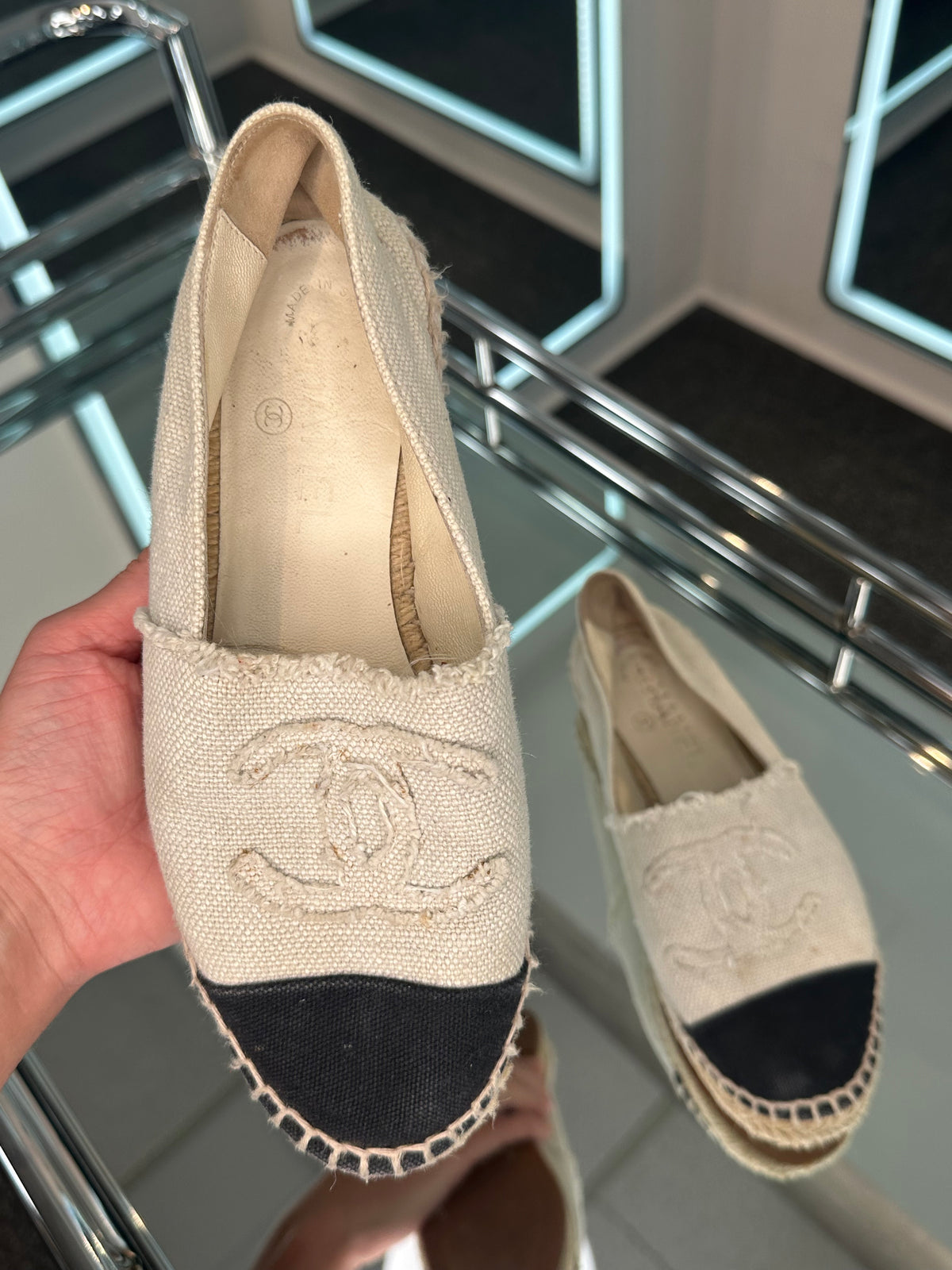 Chanel Espadrille Flat