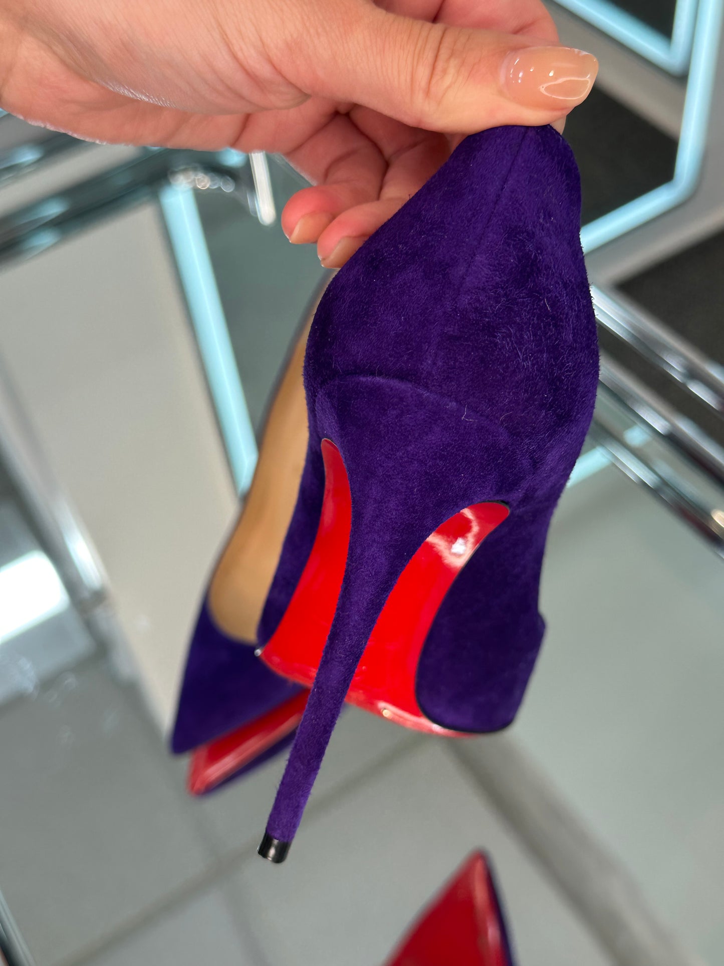 Christian Louboutin Suede Pumps