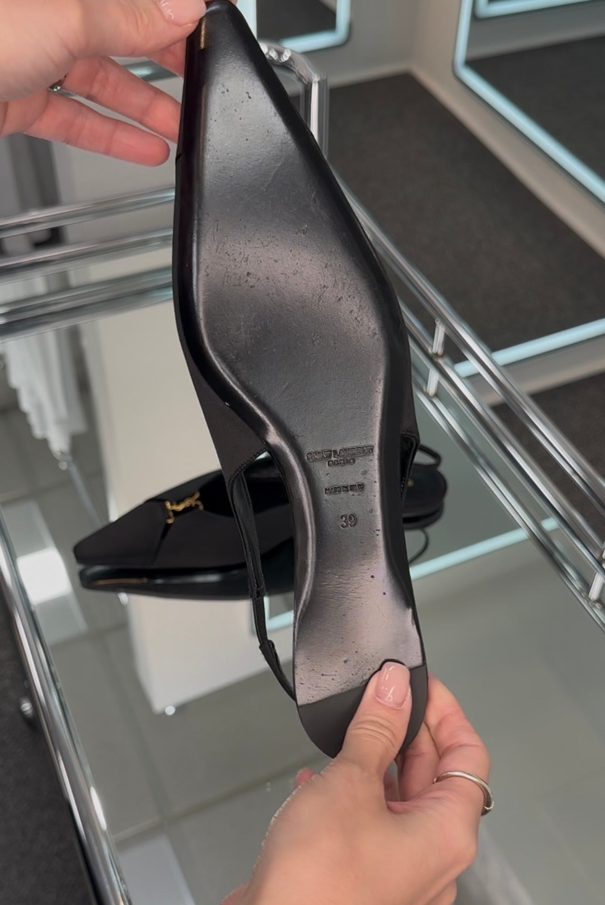 Saint Laurent Slingback Flats