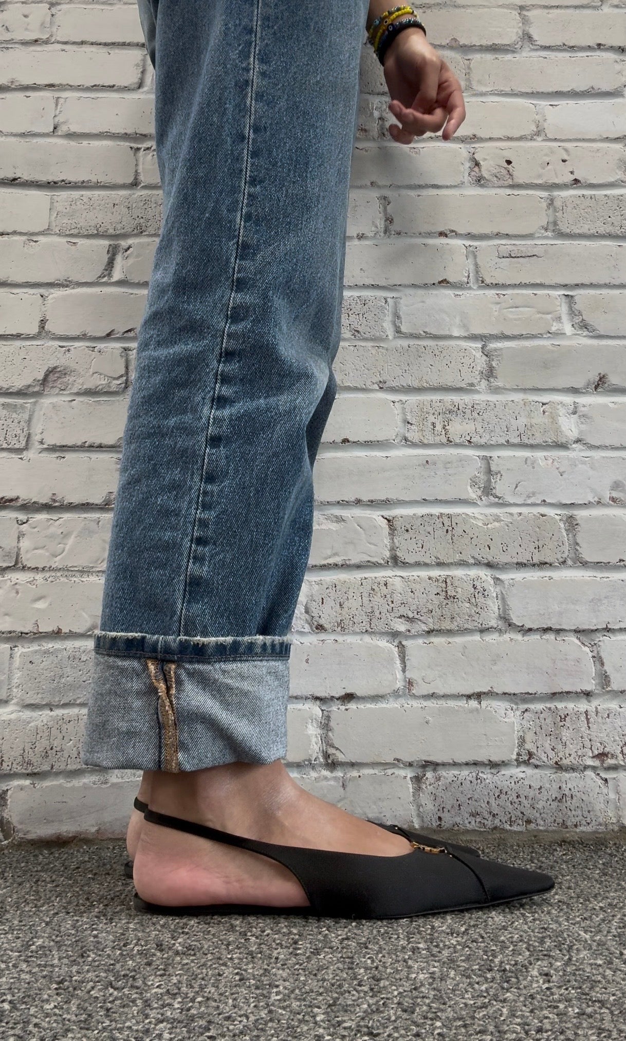 Saint Laurent Slingback Flats