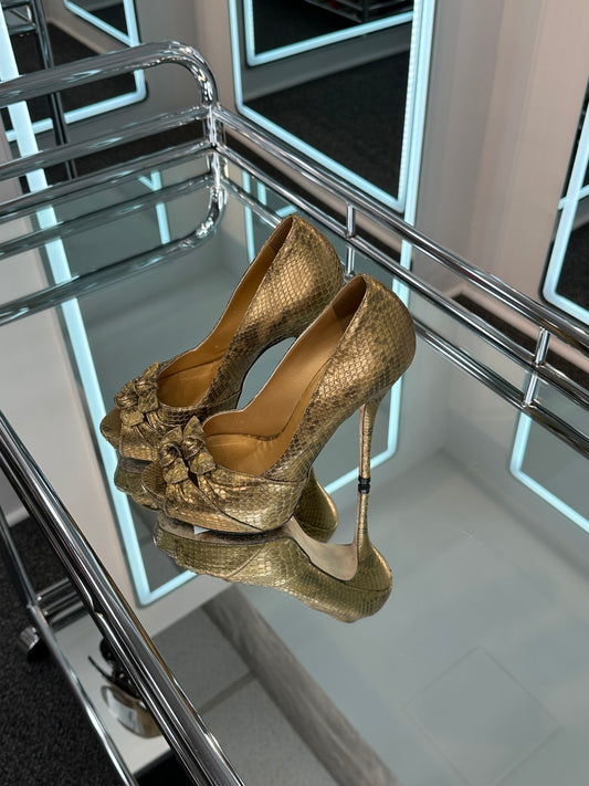 Gucci Peep-Toe Pump