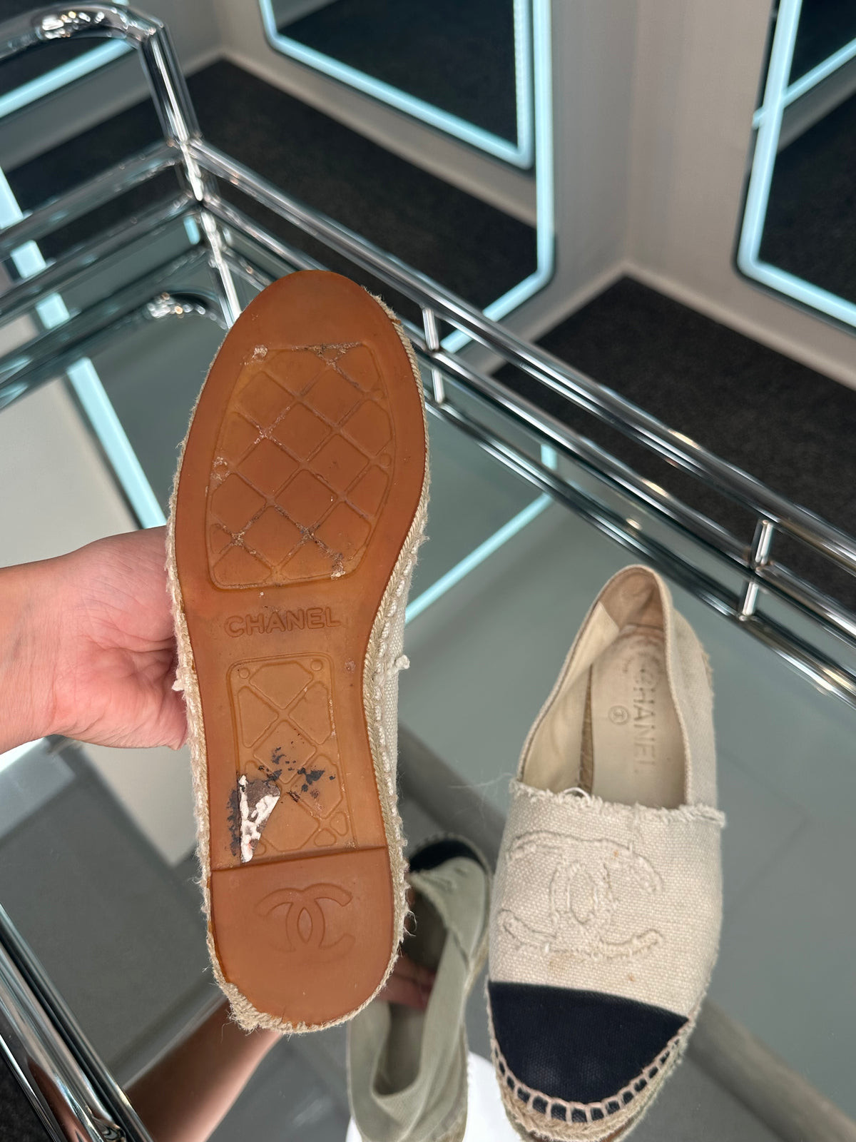 Chanel Espadrille Flat