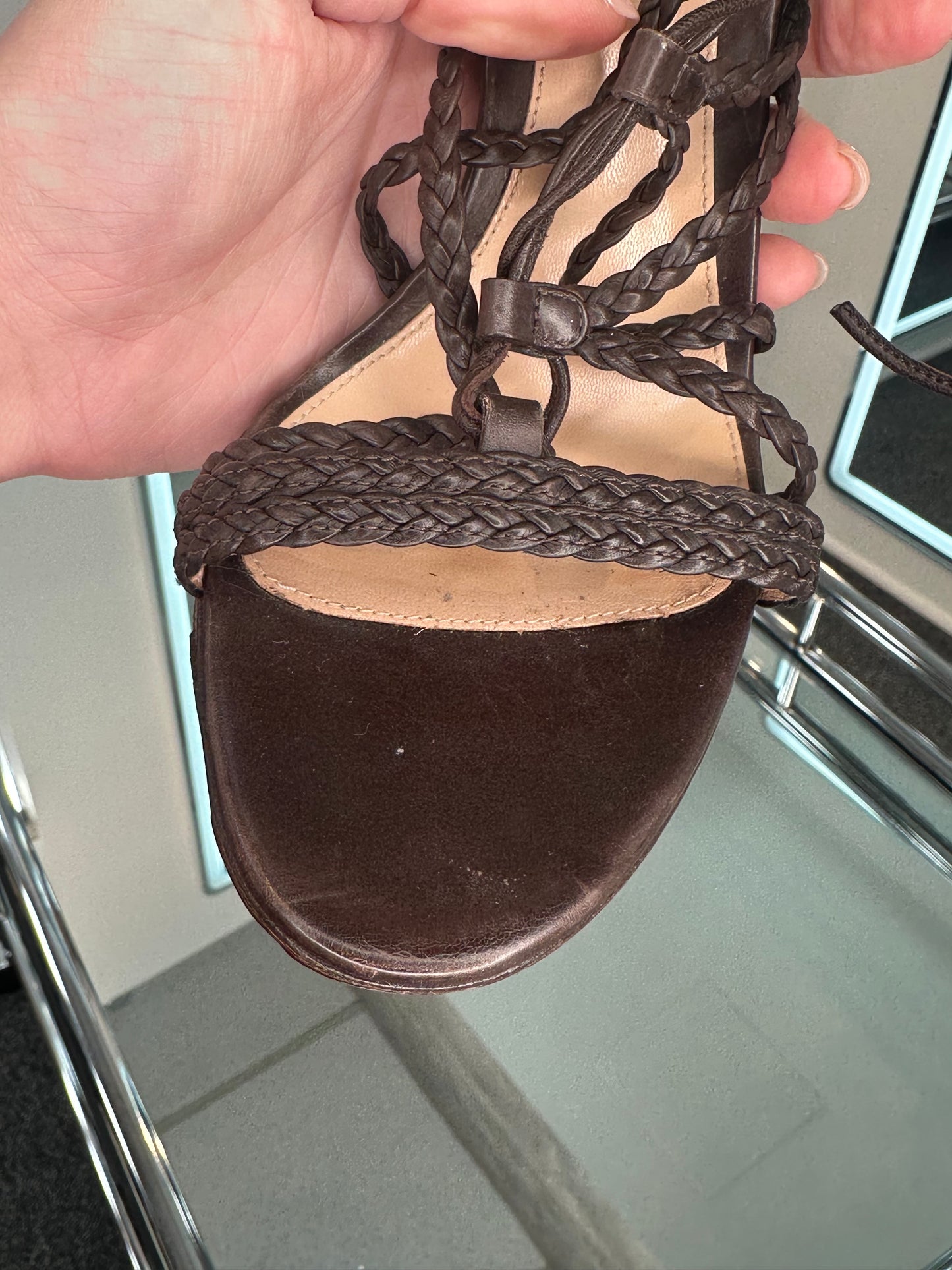Gianvito Rossi Lace-Up Sandal