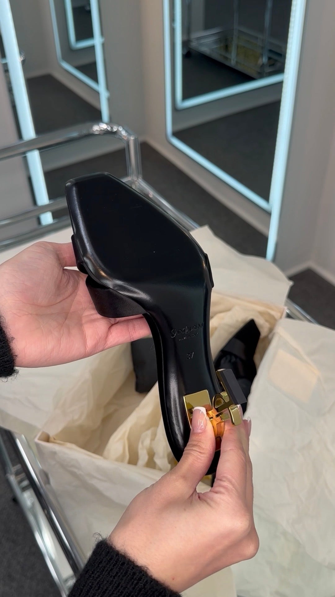 Saint Laurent Mule Sandal