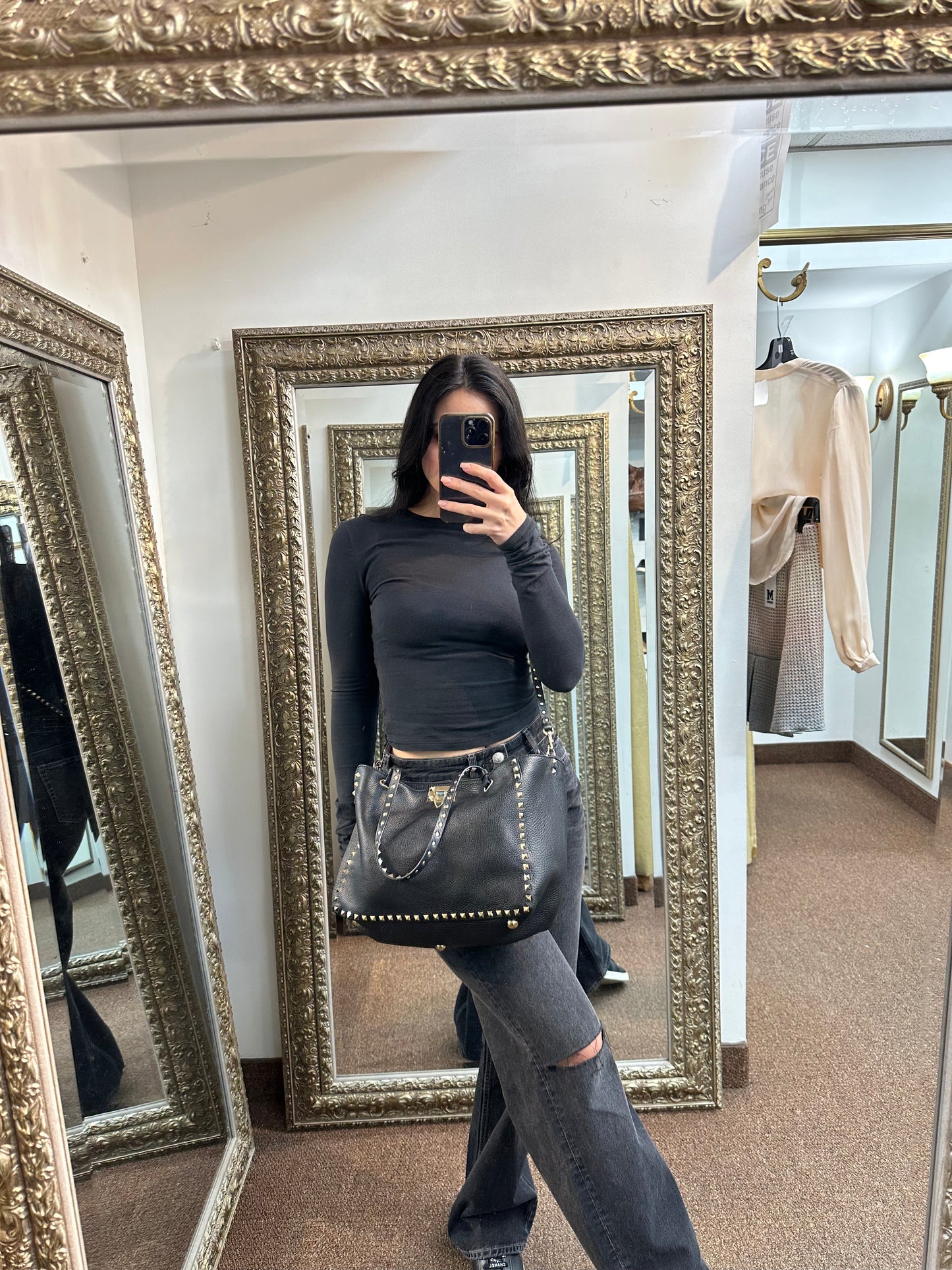 Valentino Rockstud Tote