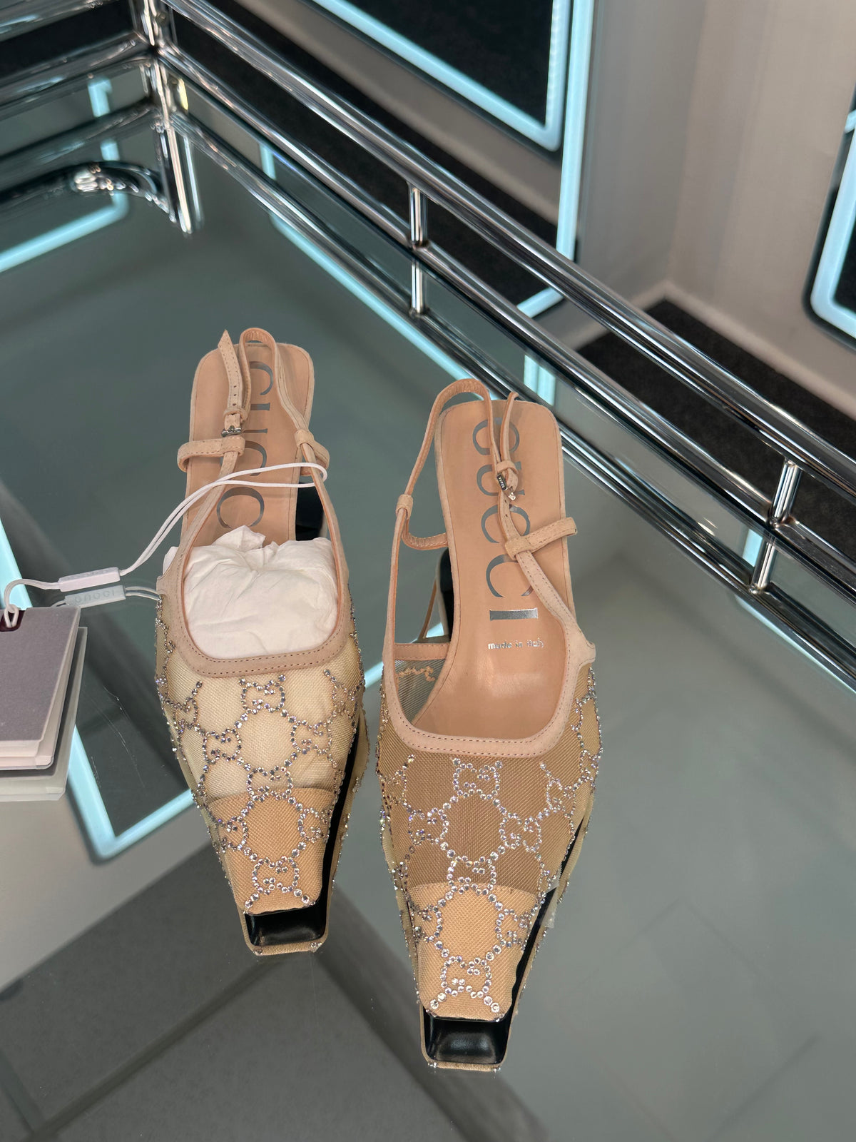 Gucci kitten heel Slingback Pump