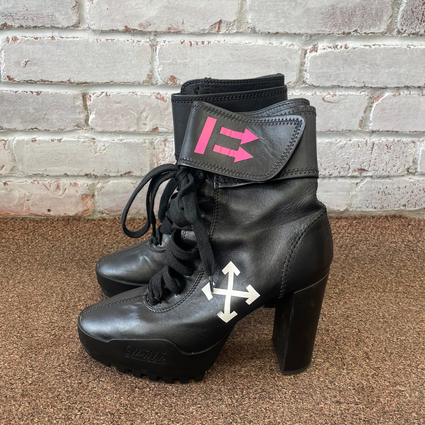 Off-White Heeled Booties