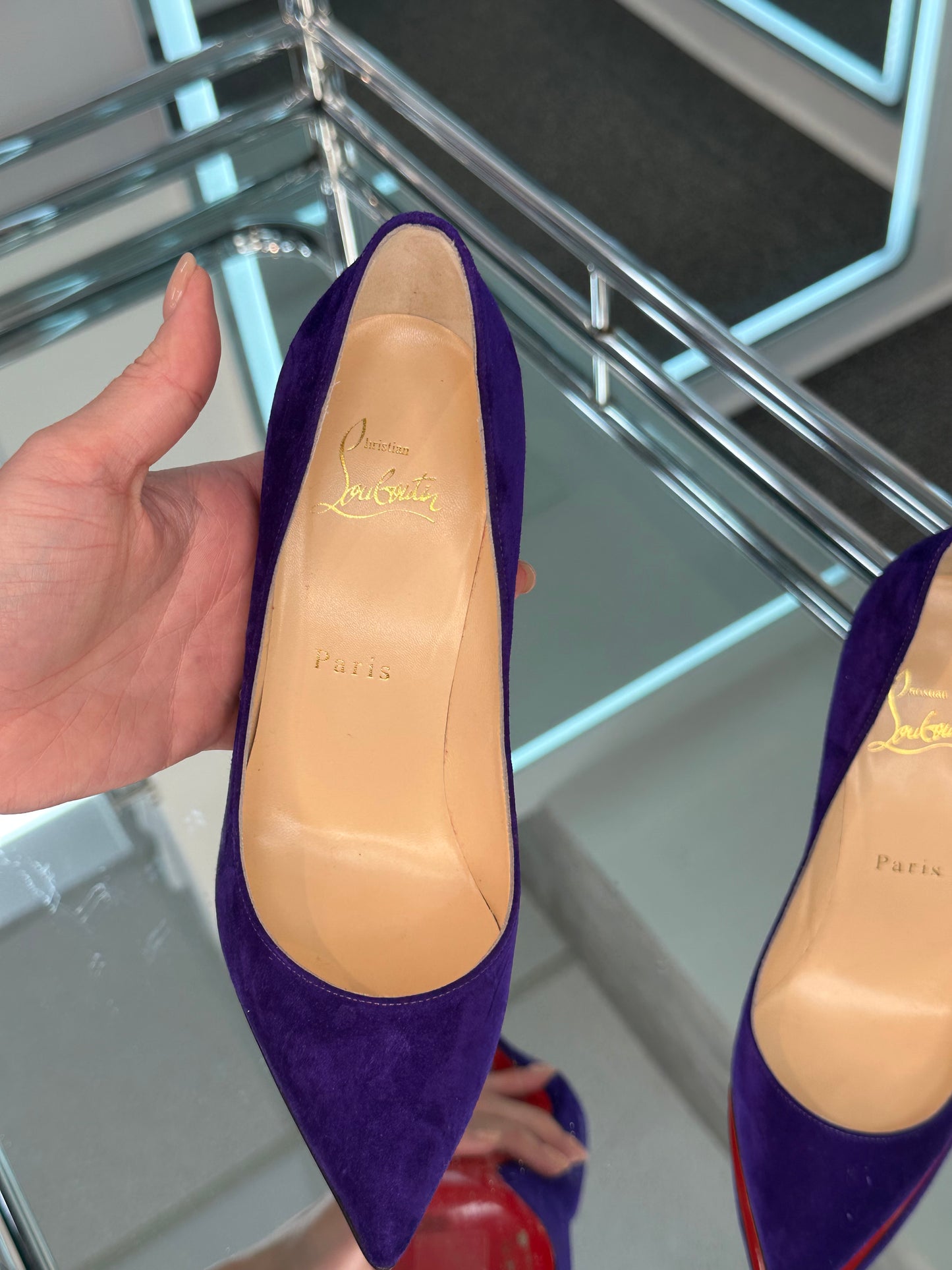 Christian Louboutin Suede Pumps