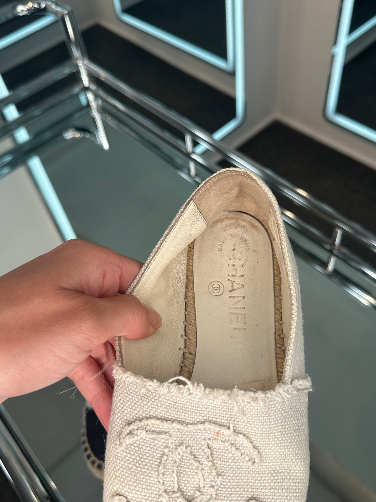 Chanel Espadrille Flat