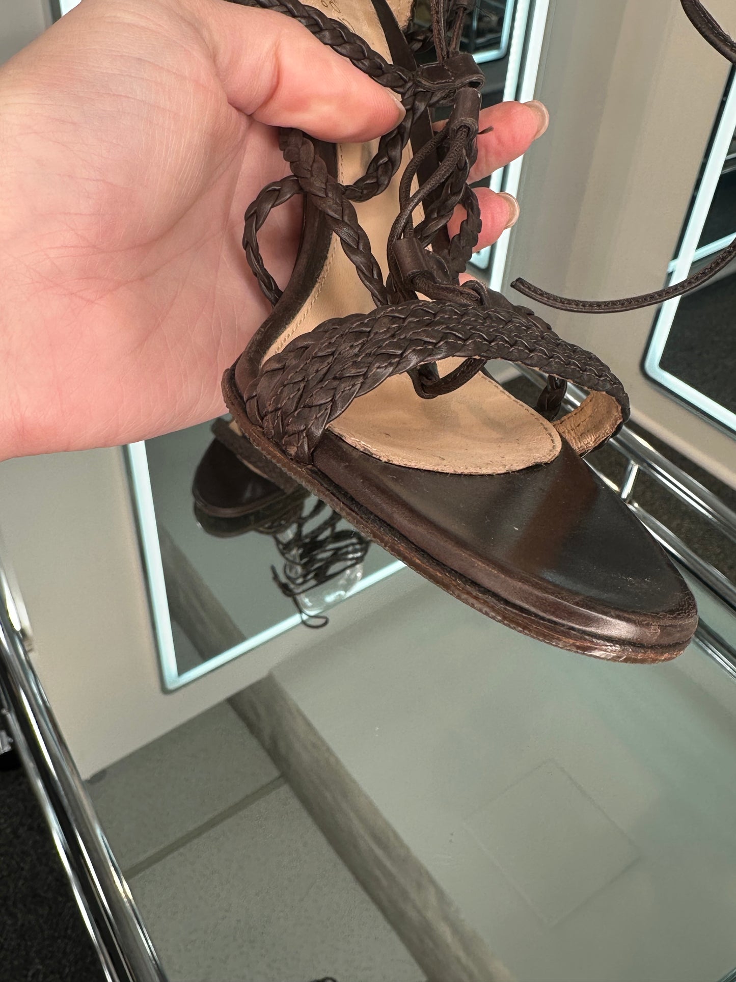 Gianvito Rossi Lace-Up Sandal