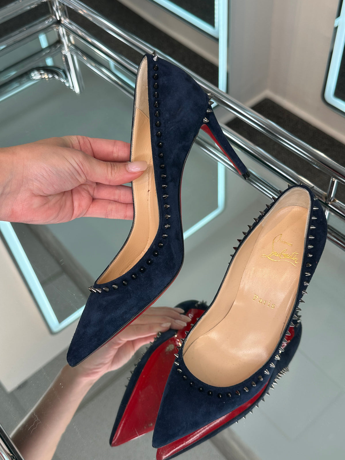 Christian Louboutin Suede Pump