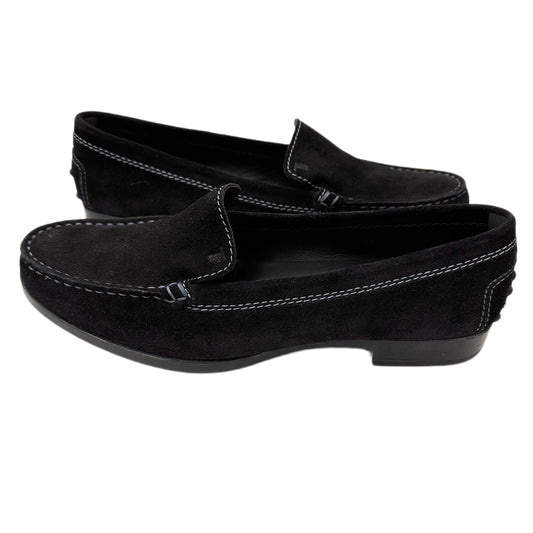 TODS Driving Moccasin Black Suede