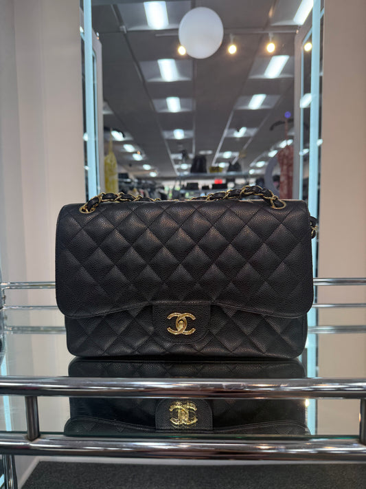 Chanel Jumbo Caviar