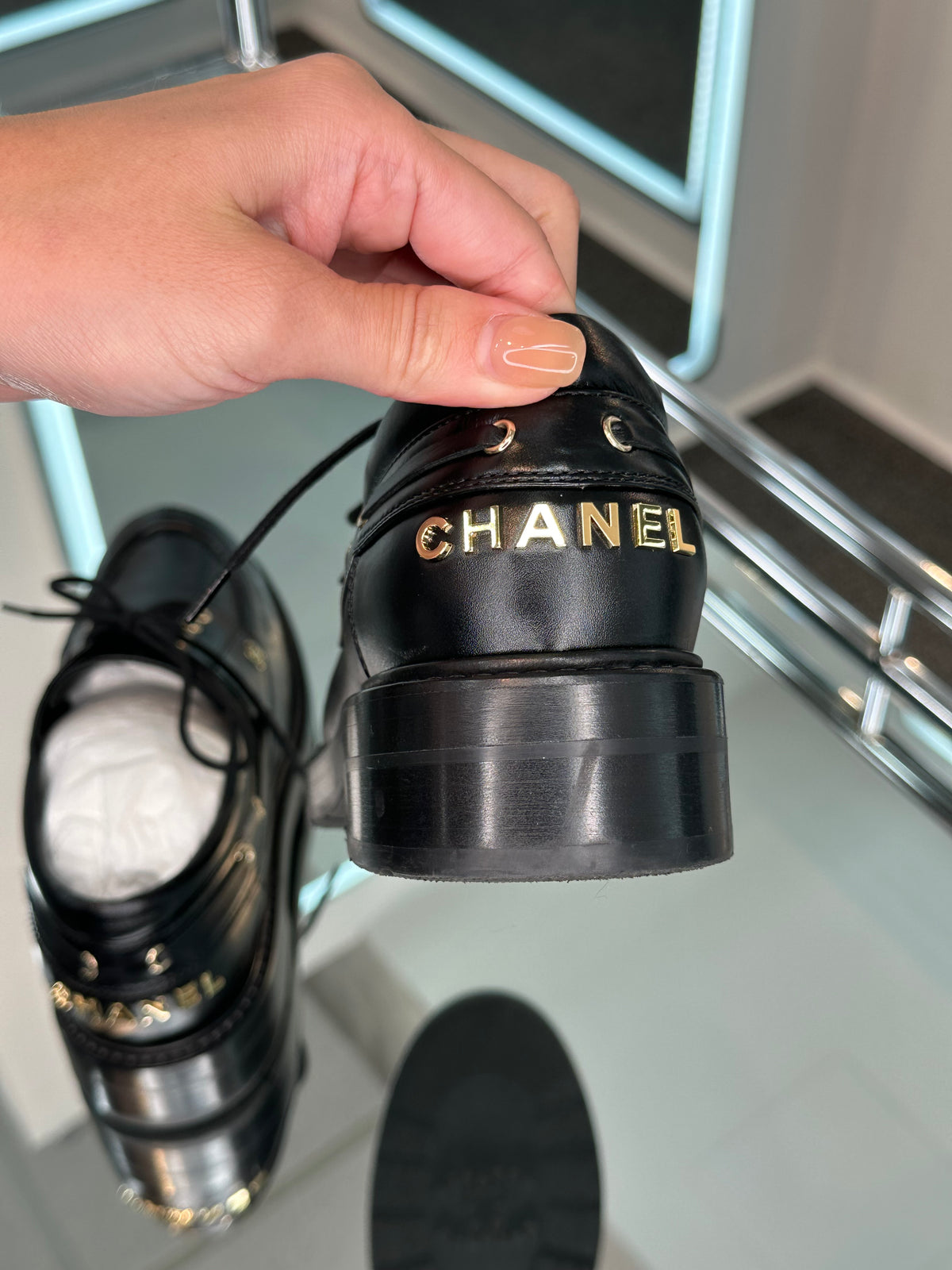 Chanel Moccasins