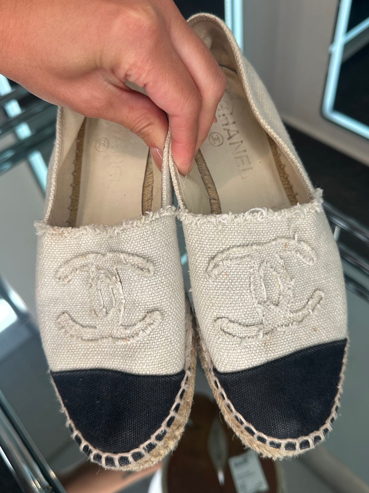 Chanel Espadrille Flat