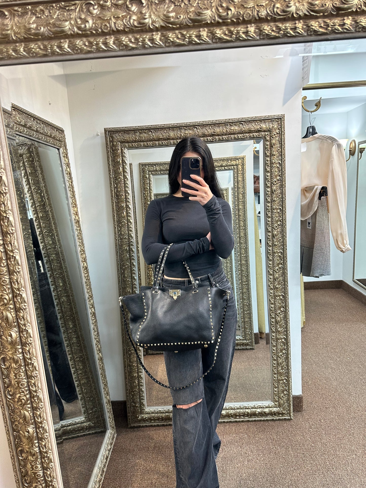 Valentino Rockstud Tote