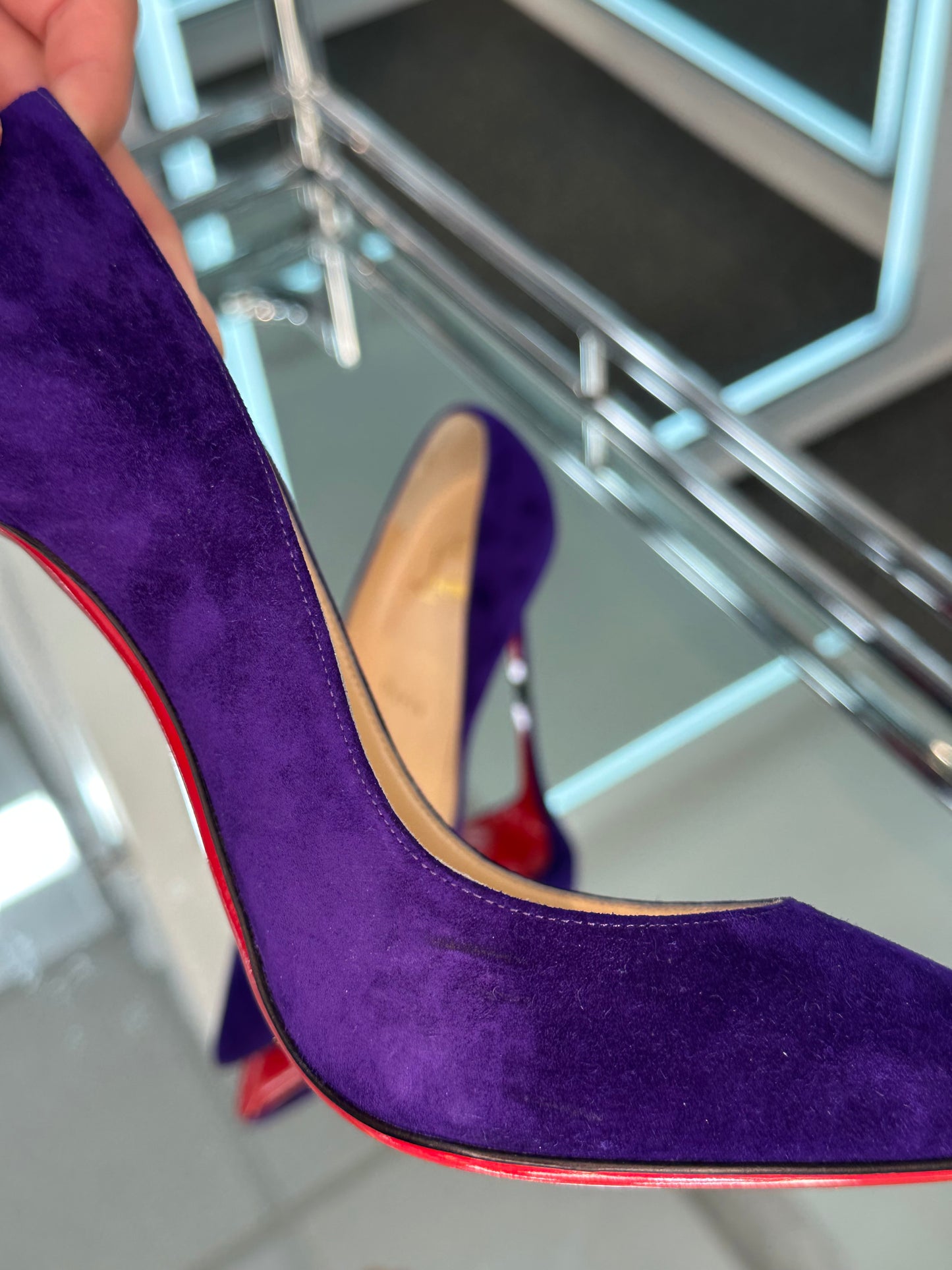 Christian Louboutin Suede Pumps