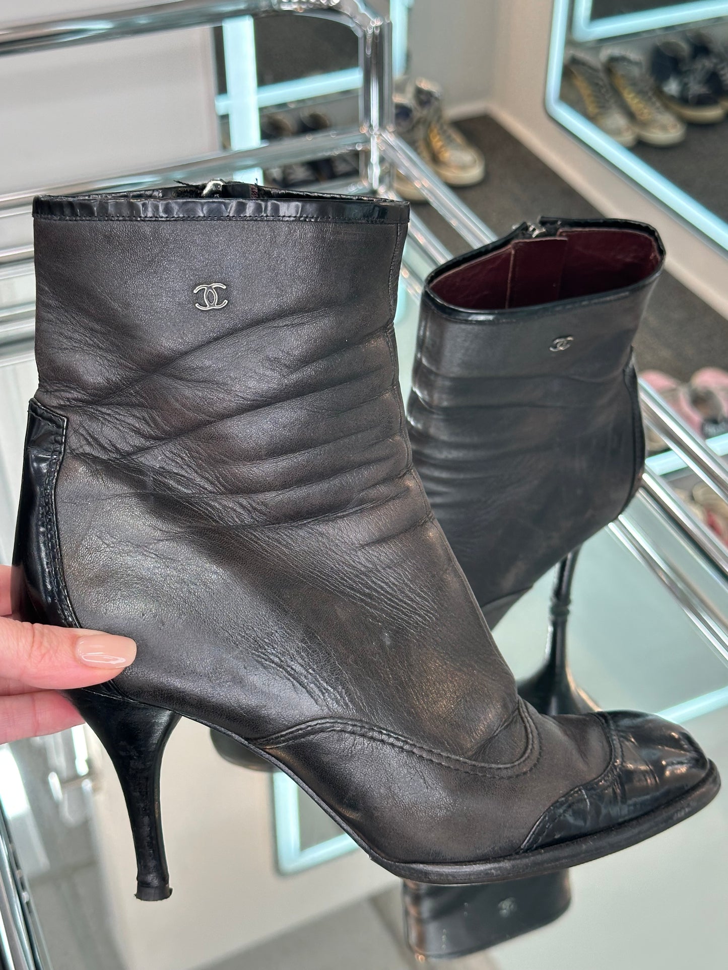 Chanel Ankle Boots
