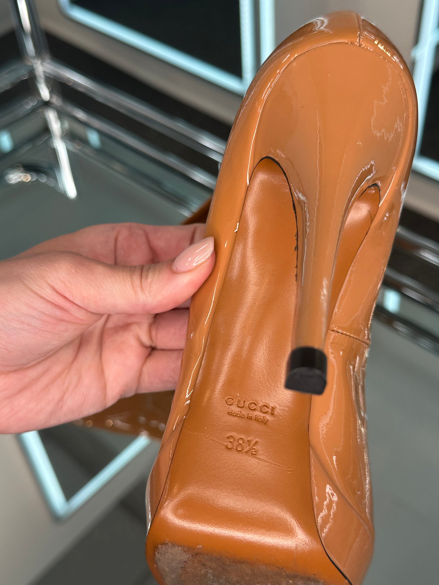 Gucci Peep-Toe Pumps