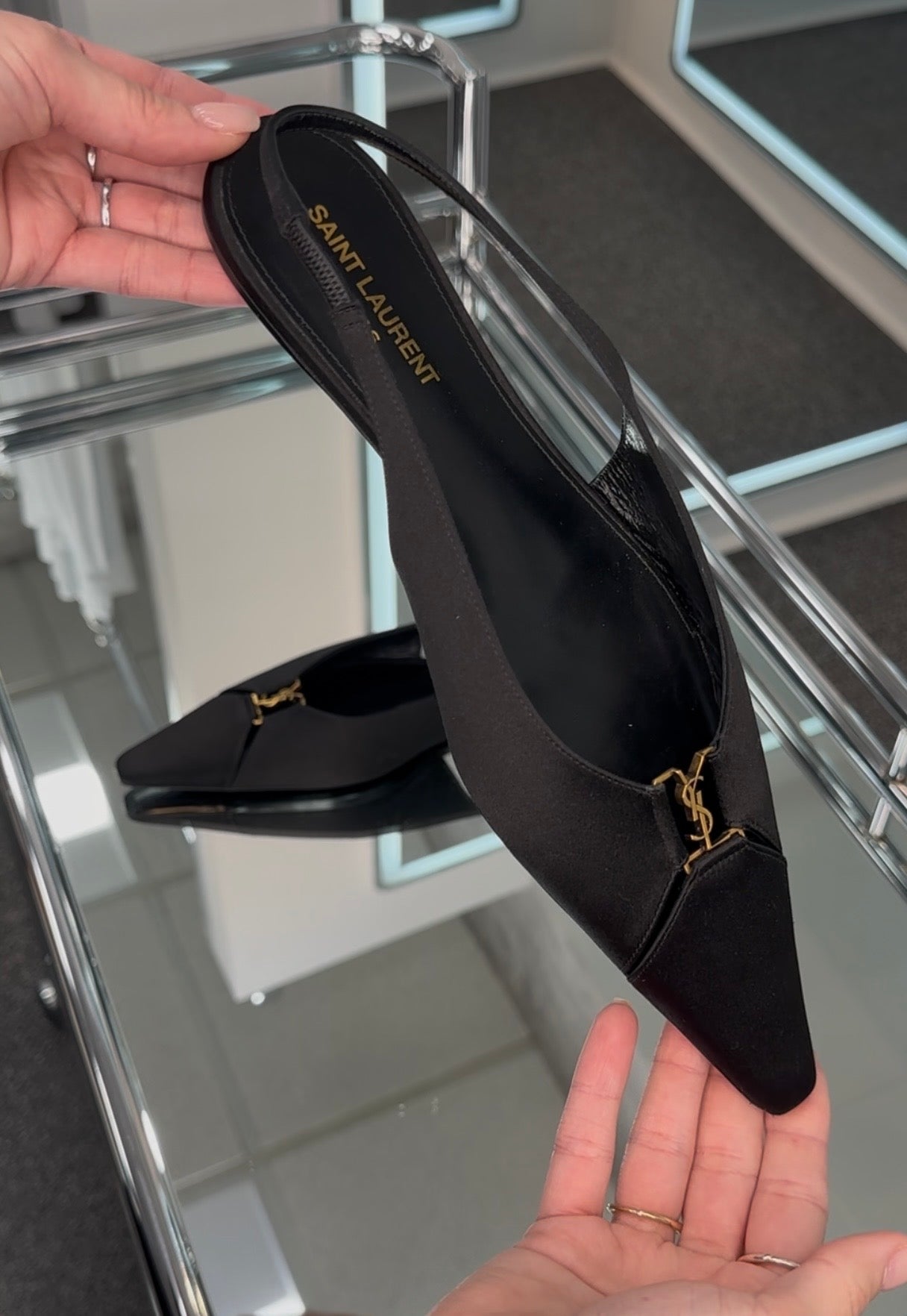 Saint Laurent Slingback Flats