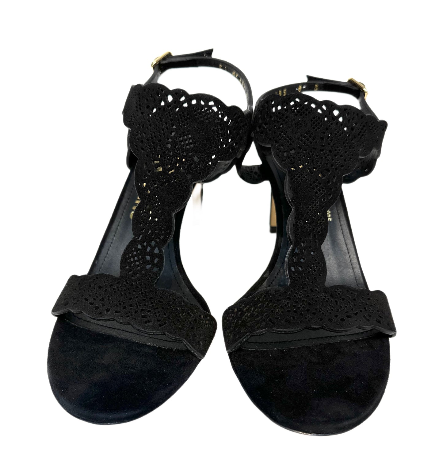 SALVATORE FERRAGAMO Suede Sandal Size 8