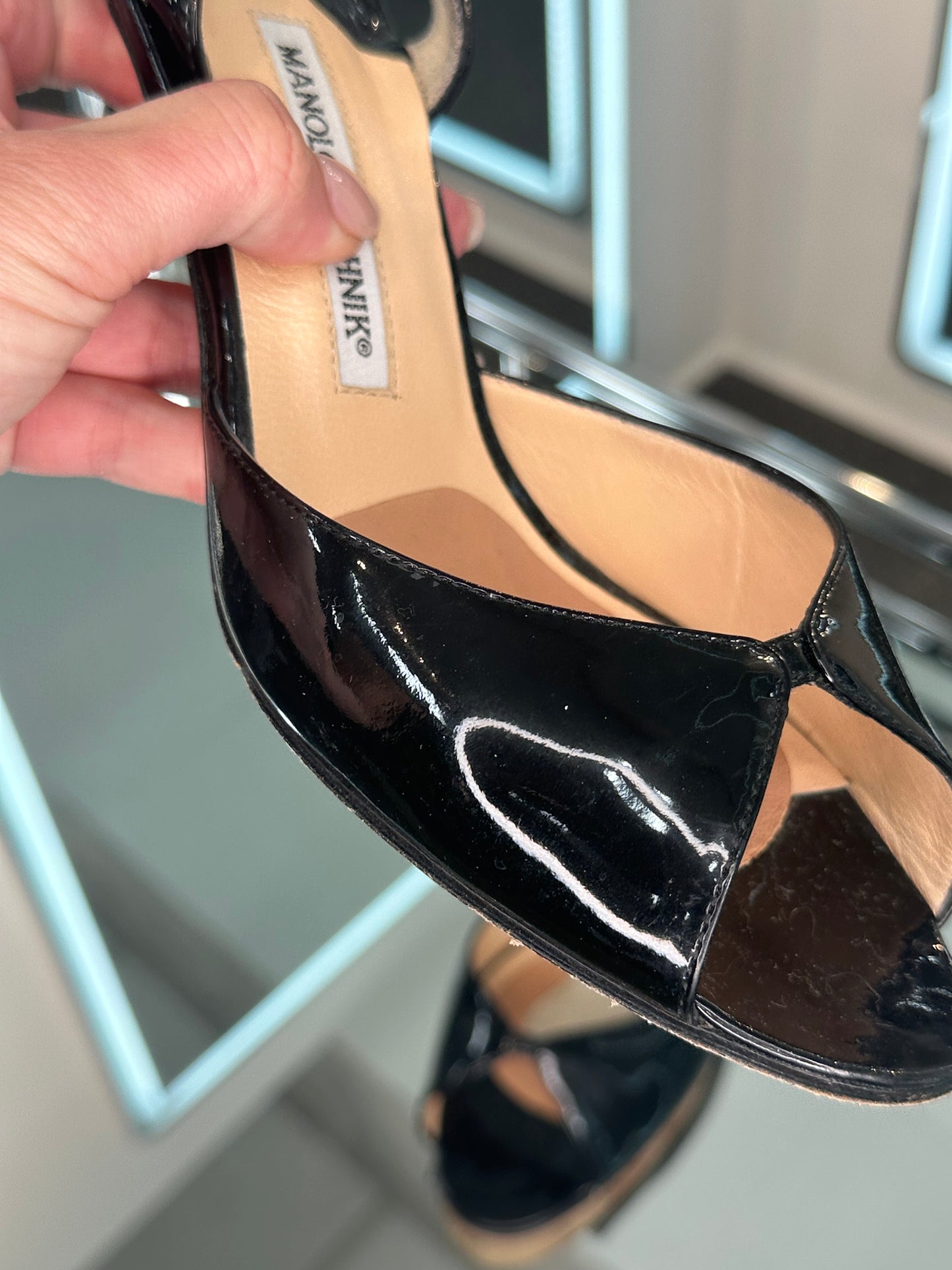 Manolo Blahnik Slingback Sandals