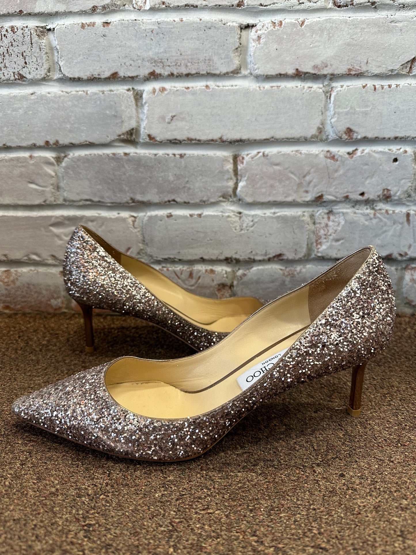 Jimmy Choo Glitter Pumps