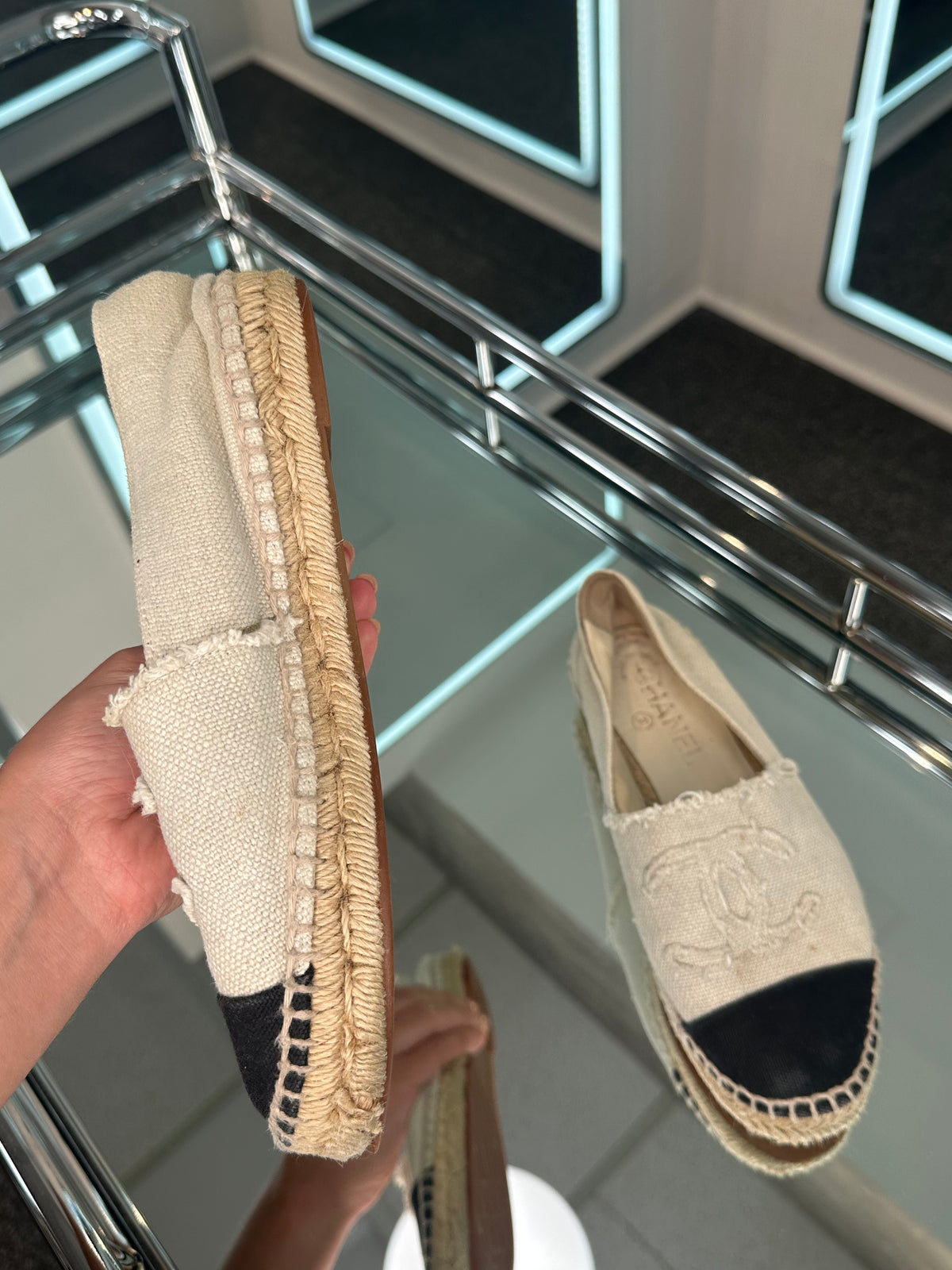 Chanel Espadrille Flat