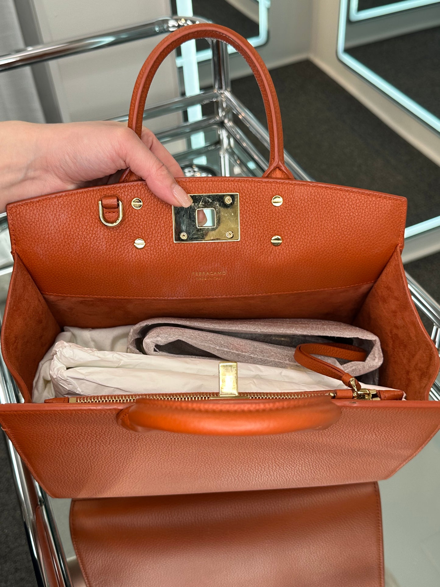 Salvatore Ferragamo Top Handle Bag