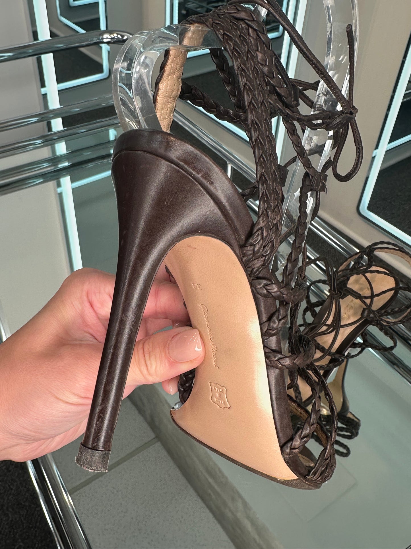 Gianvito Rossi Lace-Up Sandal