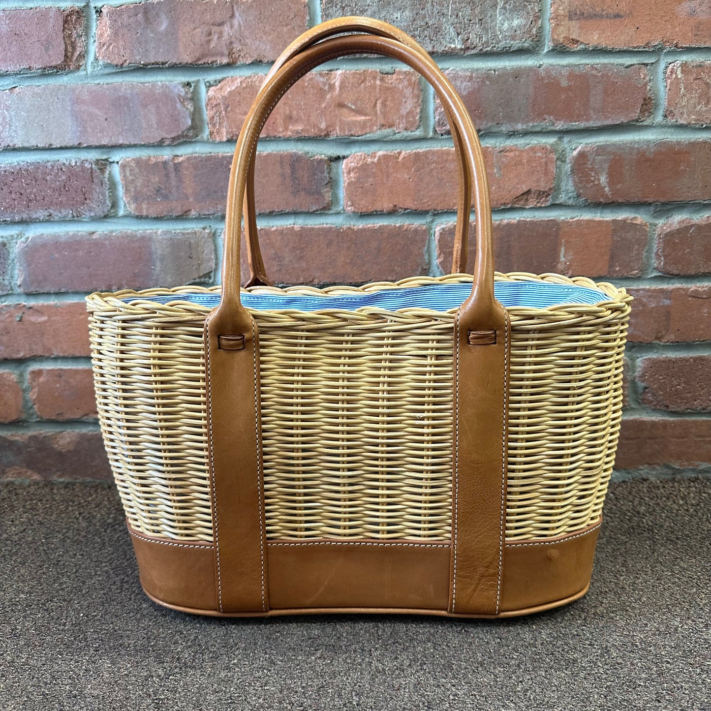 J.McLaughlin Wicker Handbag
