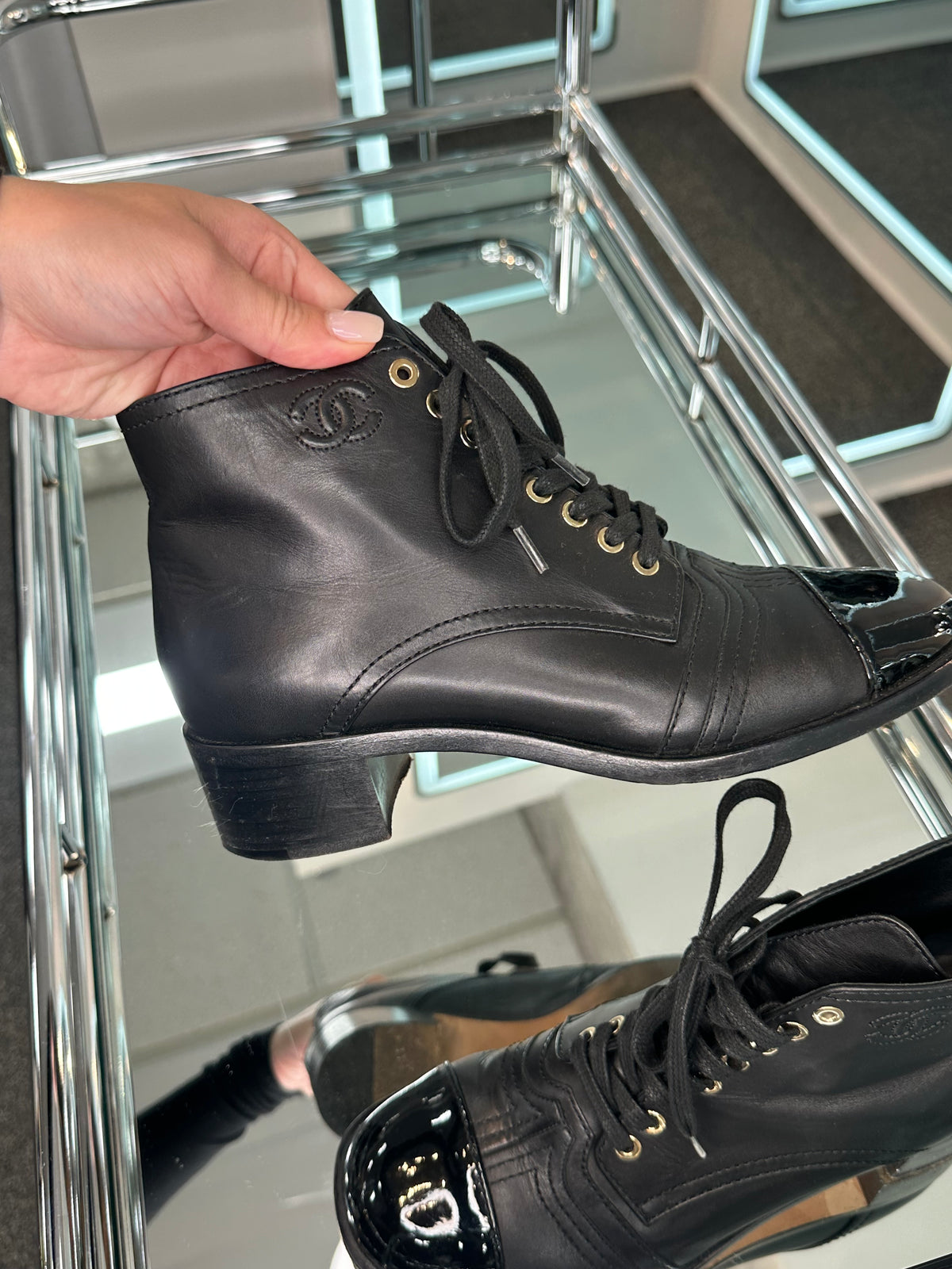 Chanel Combat Boot